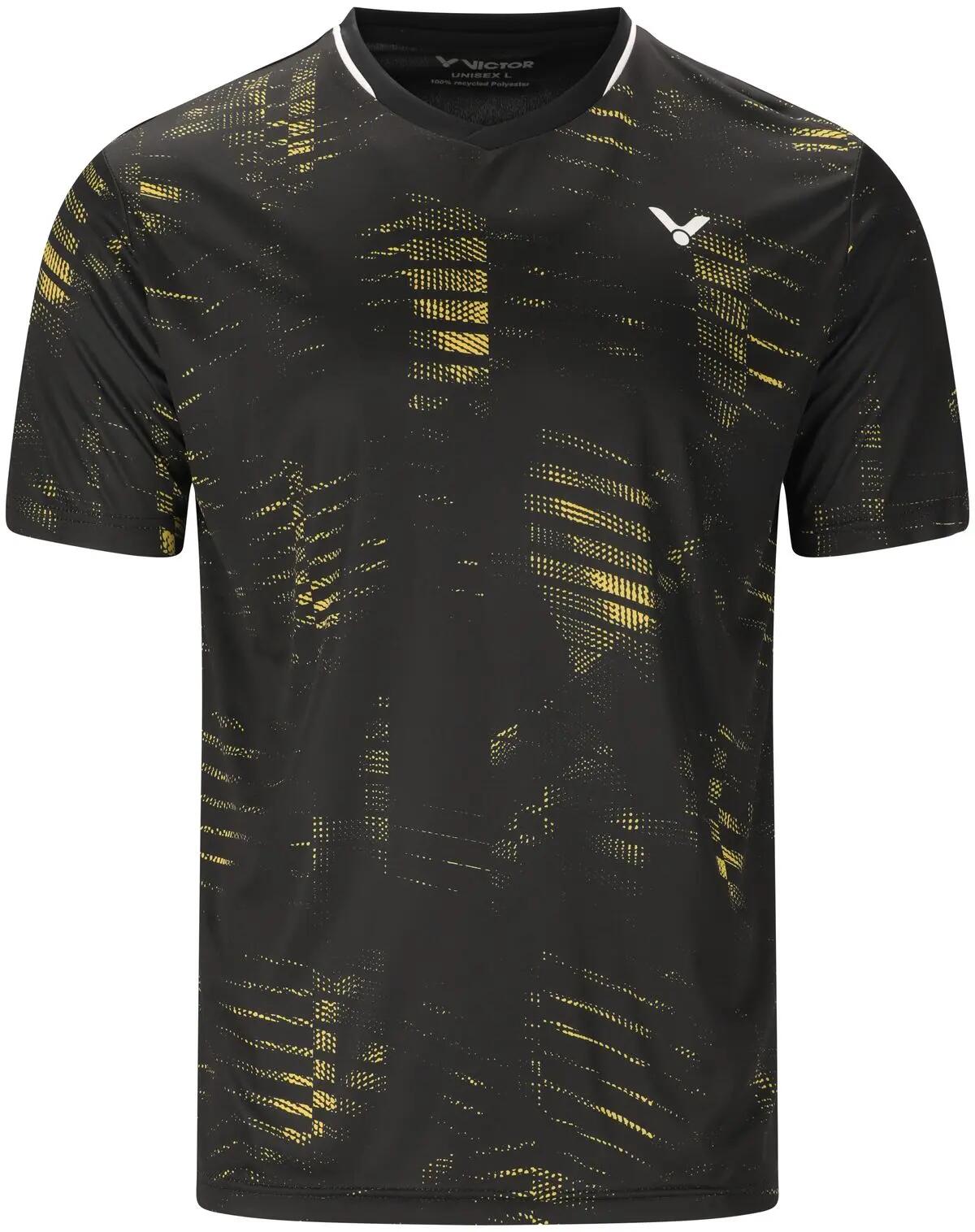 victor T-53102 M Tee Maglia 100% poliestere riciclato – 1001C Black (C) 3/7