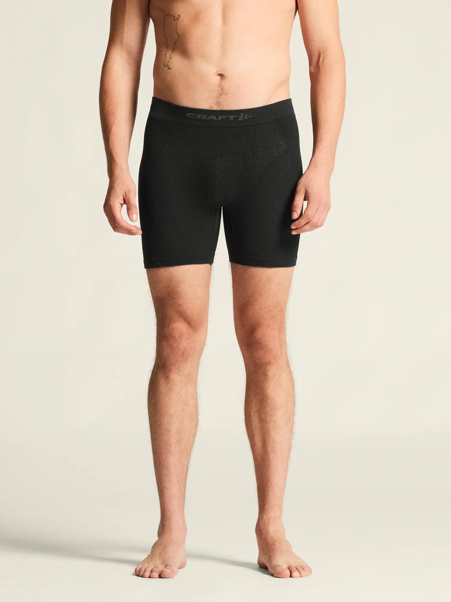 craft Wool Seamless Boxer 6-Inch Herren — Nahtlos, warm – Black 7/7