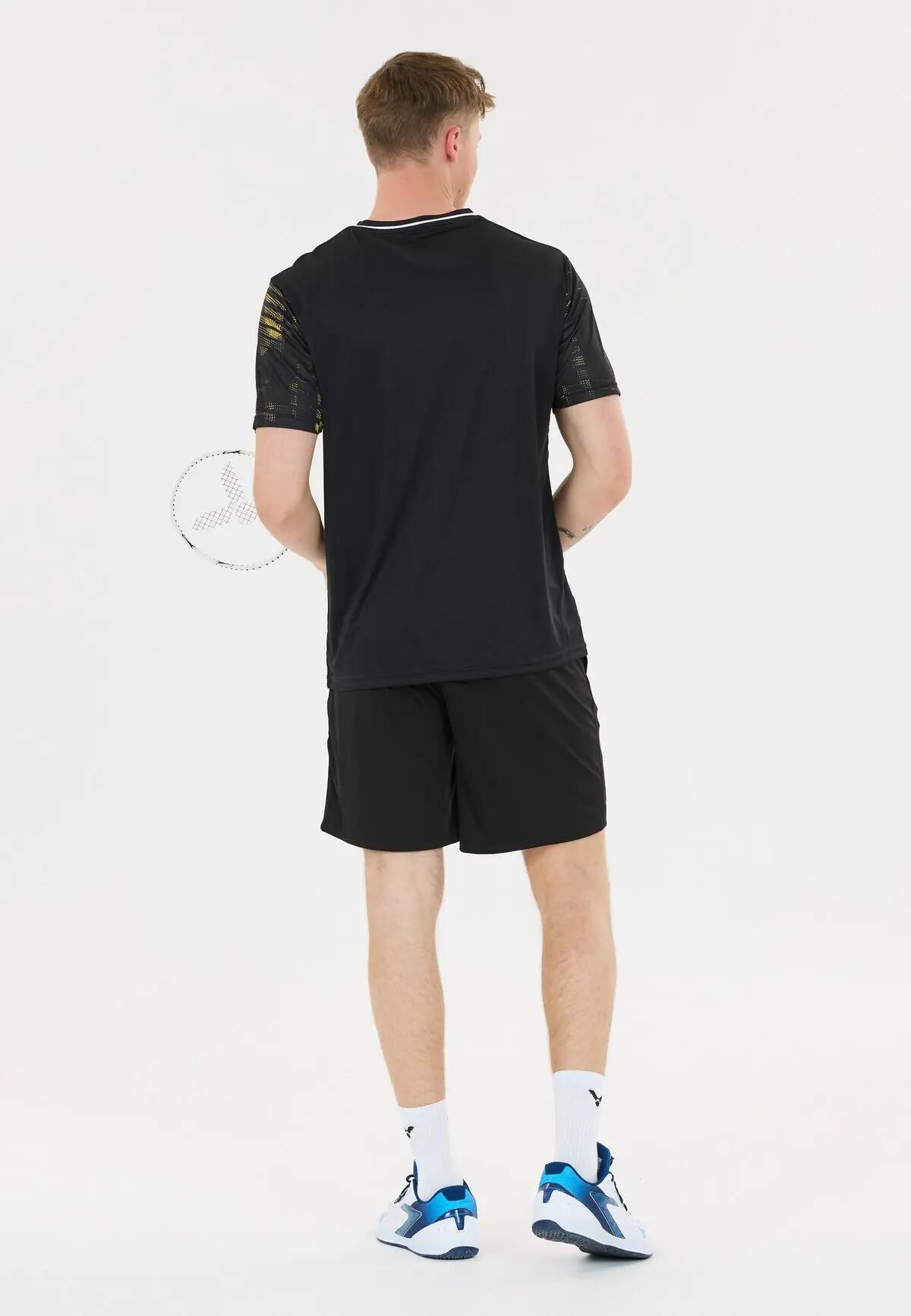 victor T-53102 M Tee Maglia 100% poliestere riciclato – 1001C Black (C) 2/7