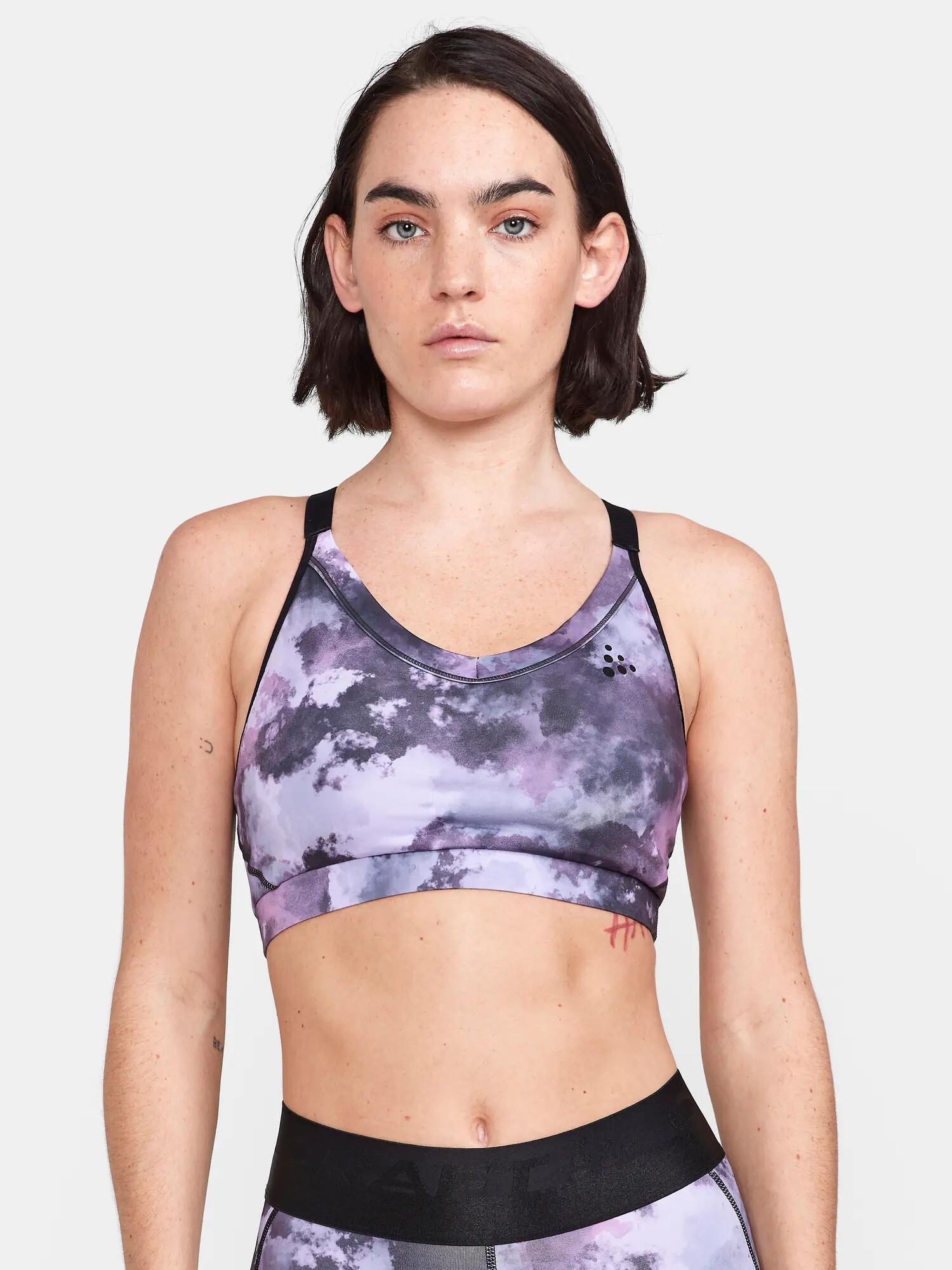 craft Motion Bra — gepolsterter Sport-BH mit hohem Halt – Lupine-Multi 2/6