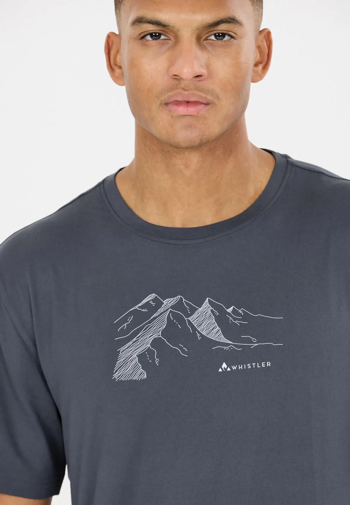 whistler Tulon M Printed S-S T-Shirt – 55% gerecycled polyester, regular fit – 5/7