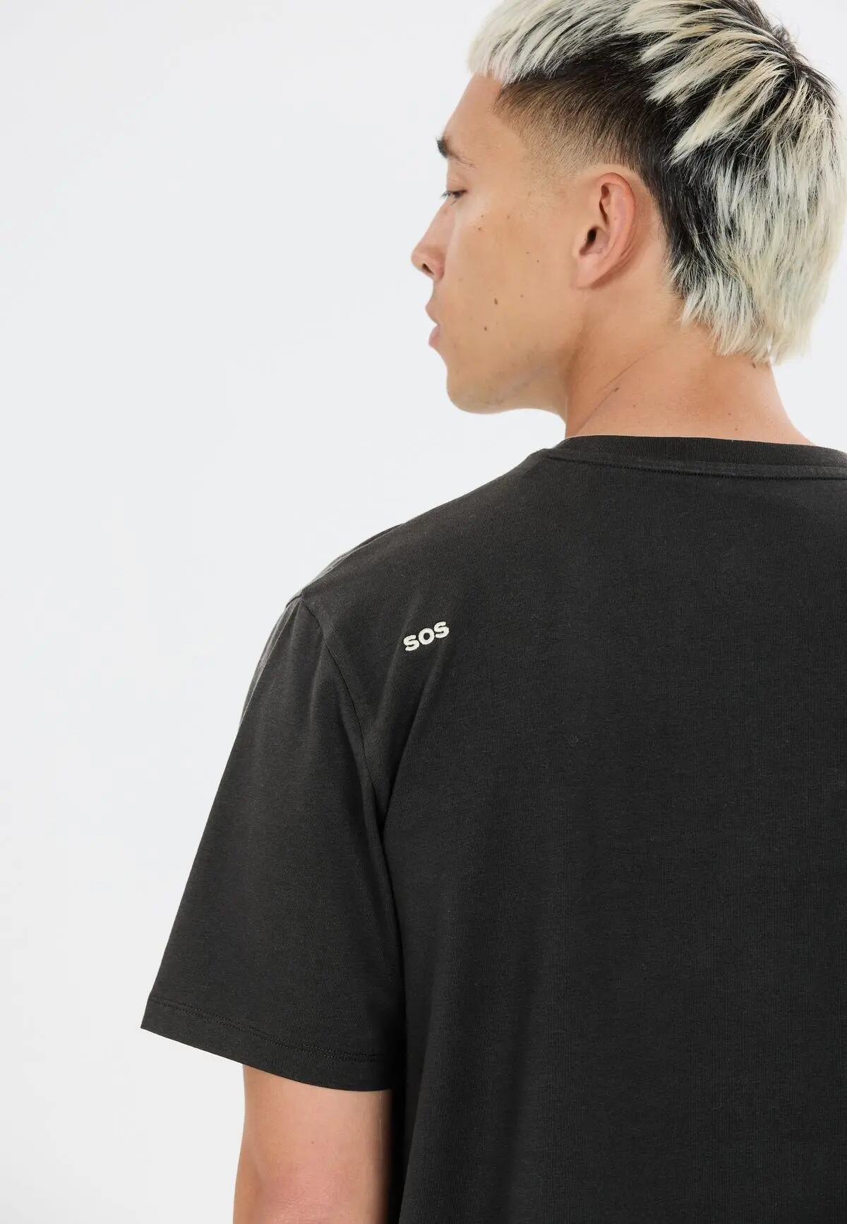 sos T-Shirt Kvitfjell M SS Tee V2 aus Bio-Baumwolle und Elastan – 1001A Black 6/7