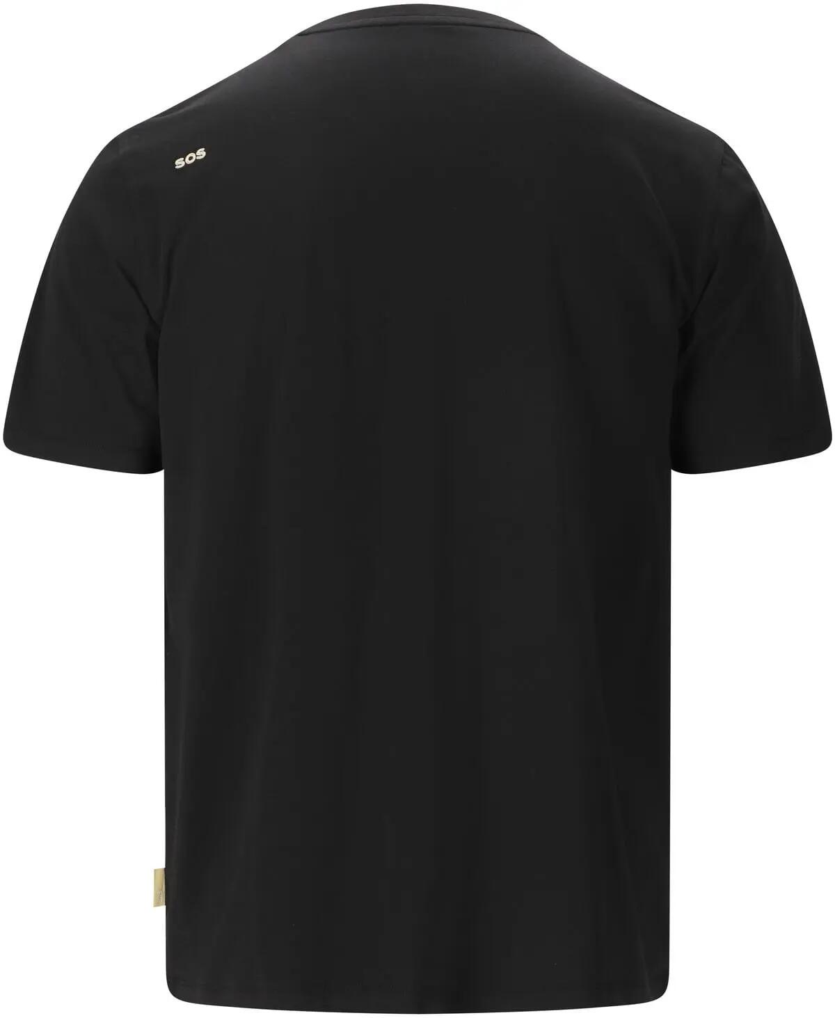 sos T-Shirt Kvitfjell M SS Tee V2 aus Bio-Baumwolle und Elastan – 1001A Black 3/7
