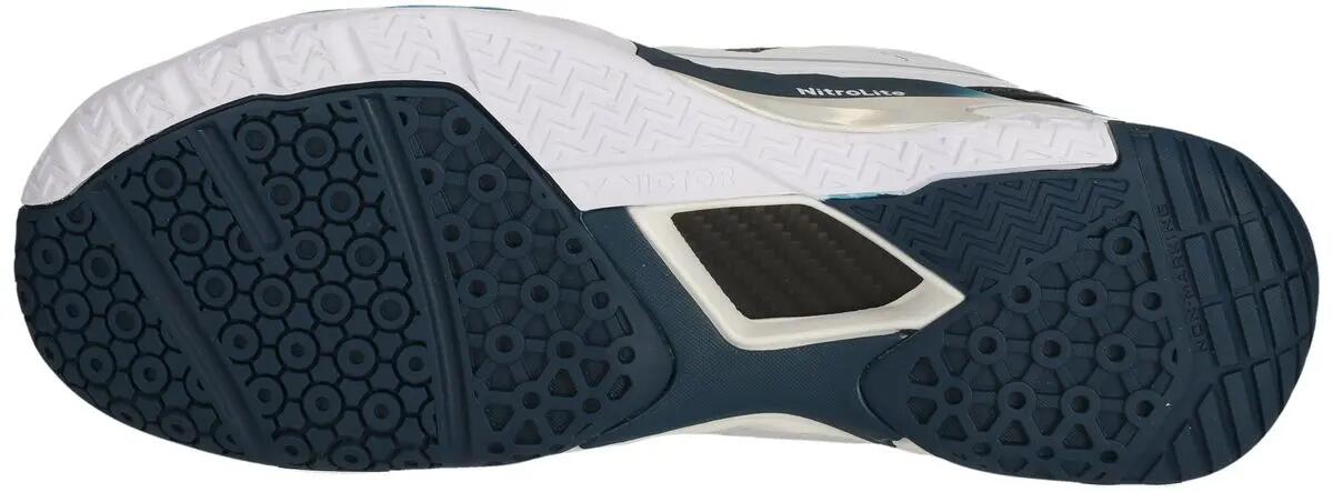 victor Chaussures A830 Nitro Lite en polyester – 2001AF White/Nautical blue (AF) 7/7