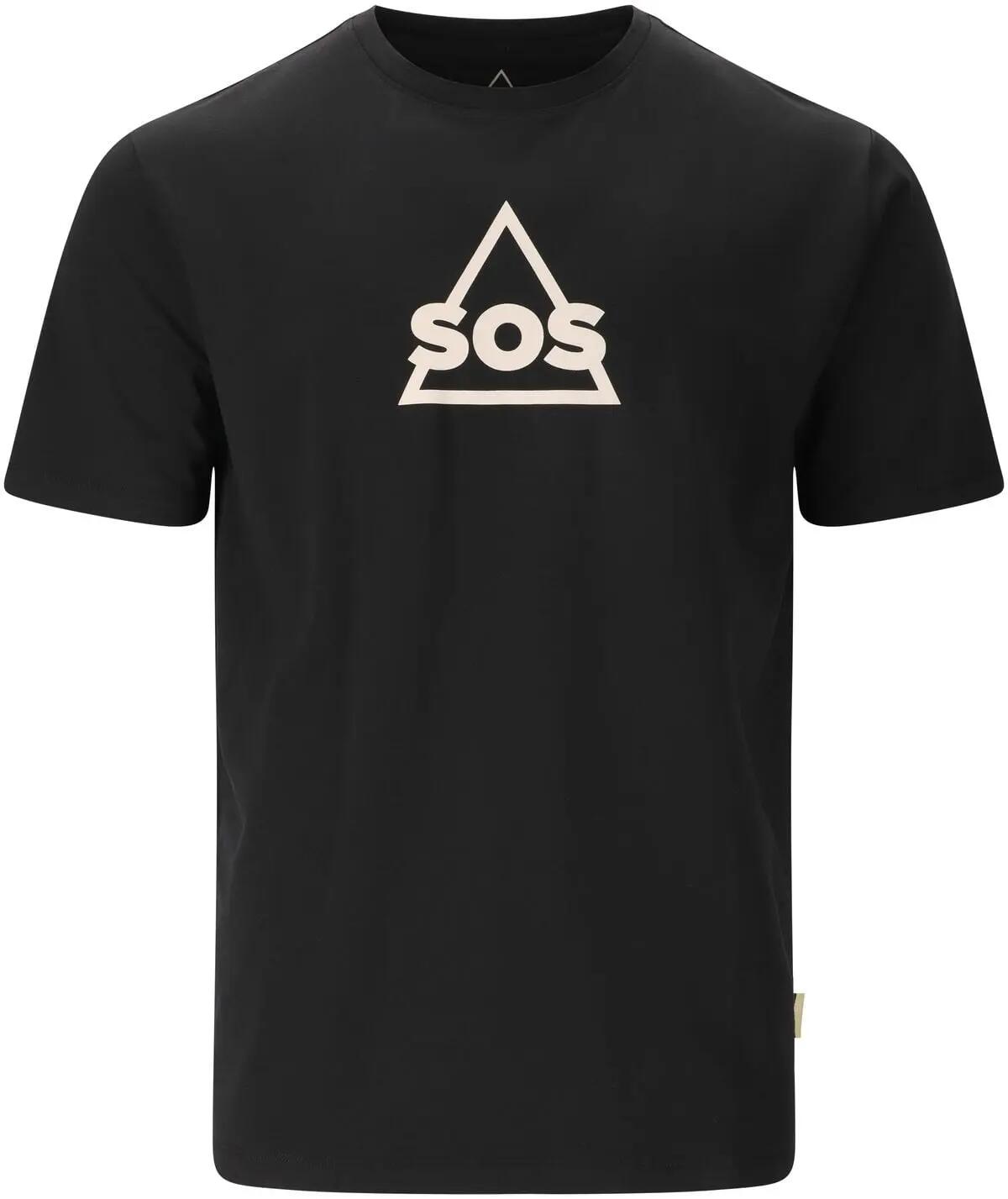 sos T-Shirt Kvitfjell M SS Tee V2 aus Bio-Baumwolle und Elastan – 1001A Black 2/7
