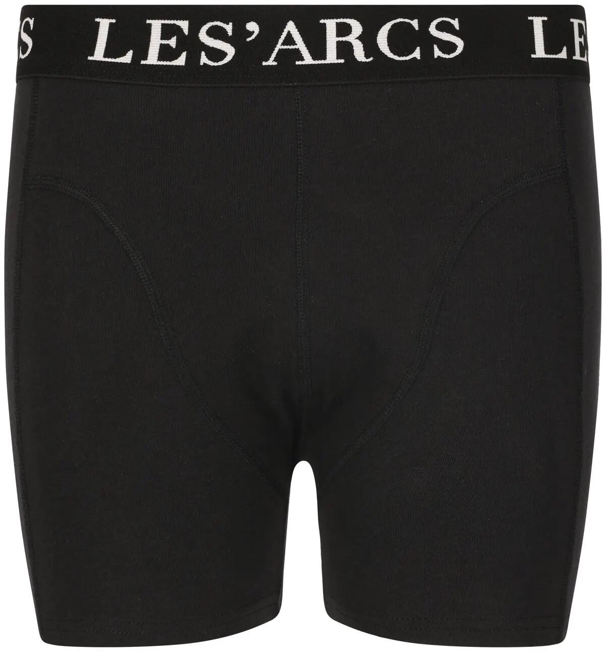 endurance Dorid Boxer Shorts 2-Pack Kinder Schwarz Baumwolle-Elastan – 1001 1/4