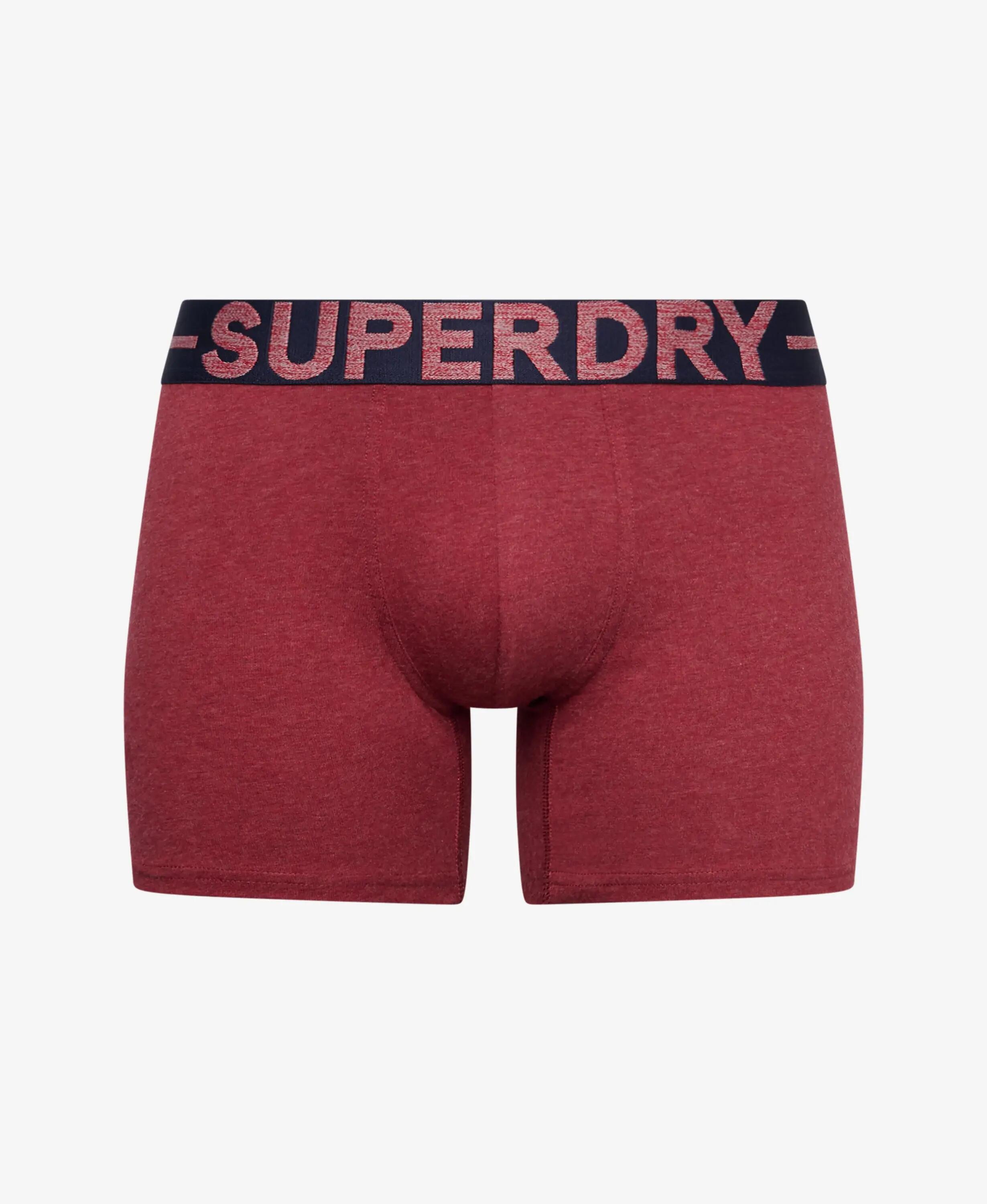 superdry Boxer Triple Pack aus Bio-Baumwolle, weich – Red Marl Mix 6/6
