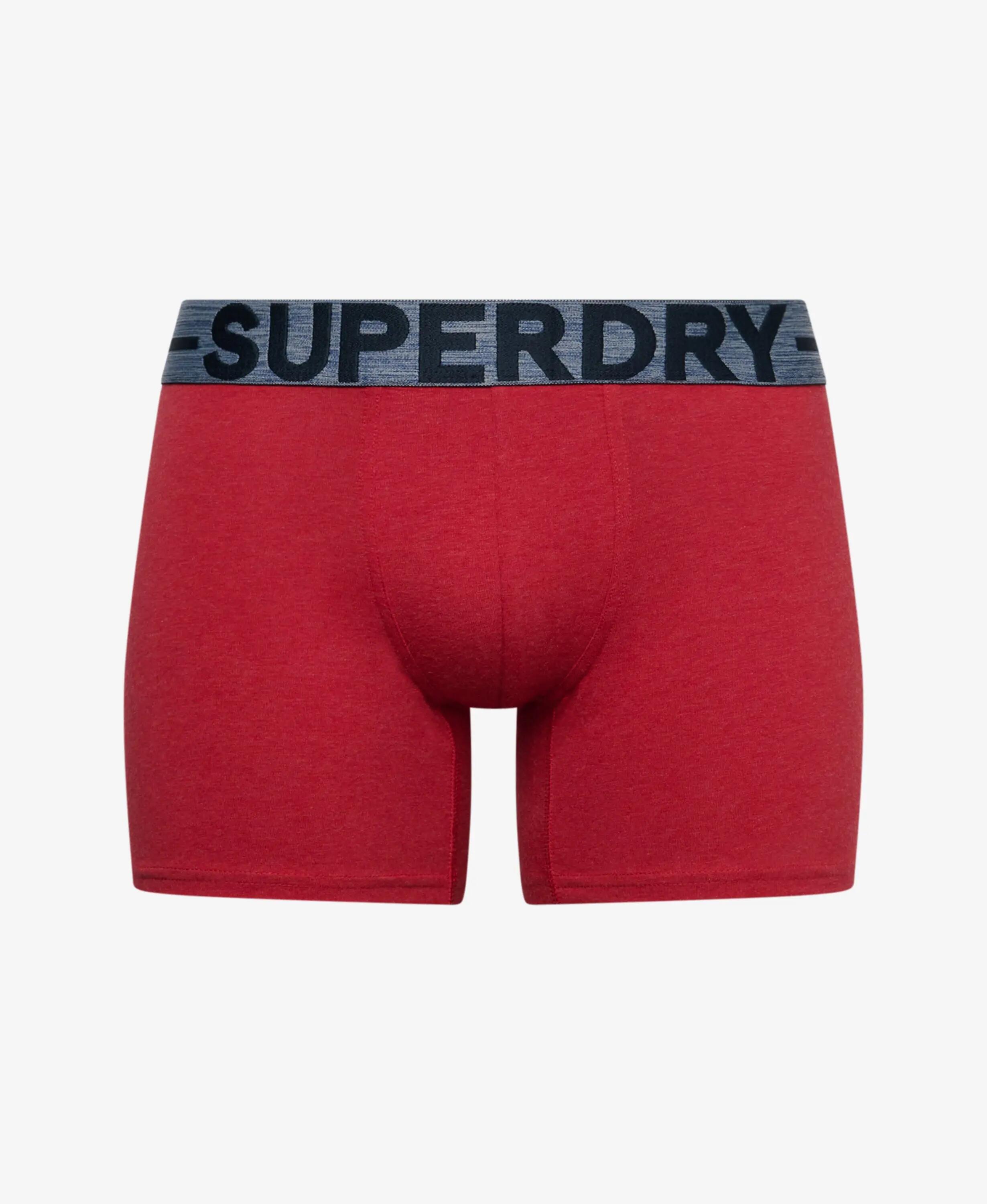 superdry Boxer Triple Pack aus Bio-Baumwolle, weich – Red Marl Mix 4/6