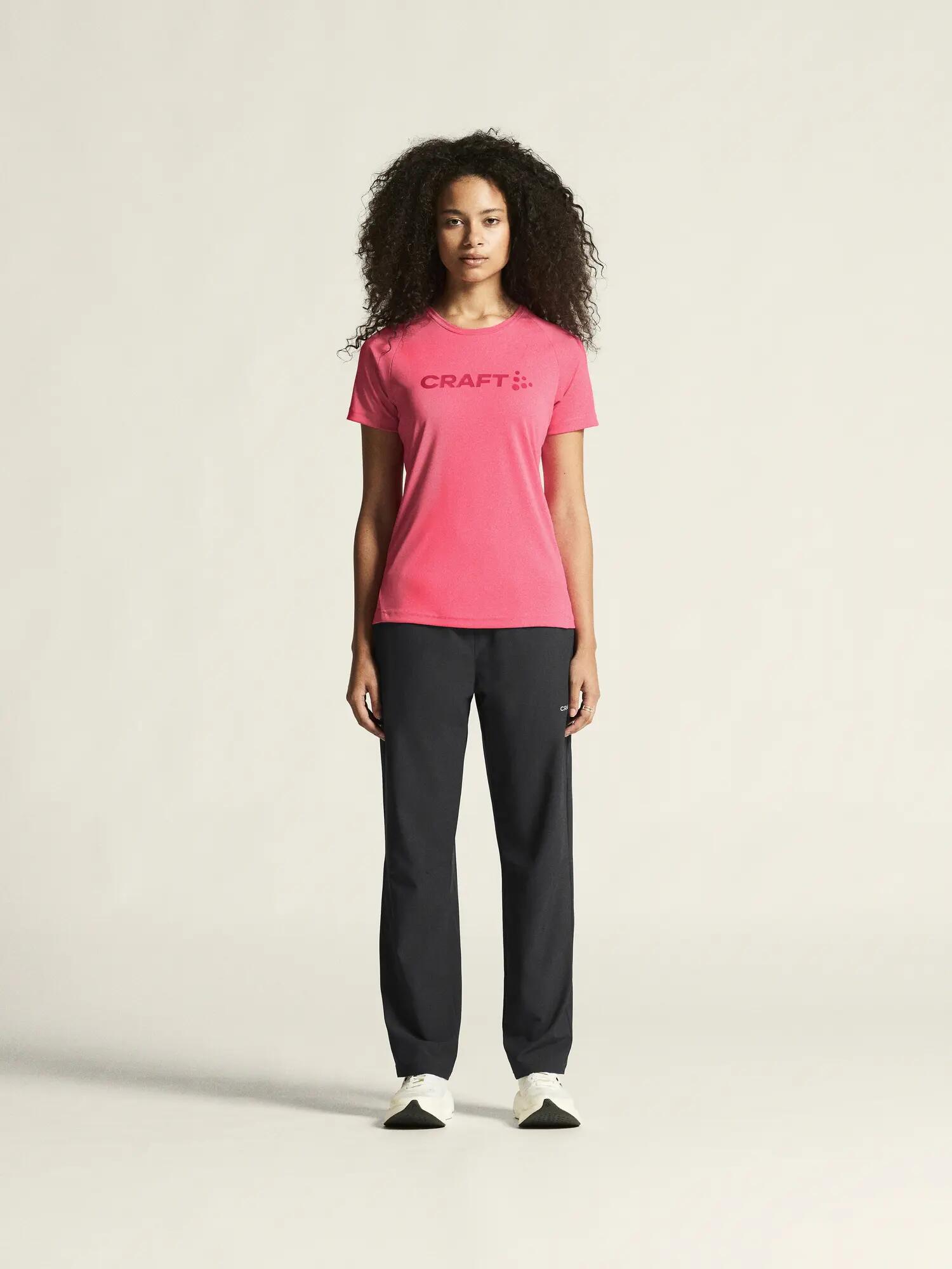 craft CORE Essence Logo Tee W - Trainingsshirt aus recyceltem Polyester – 6/7