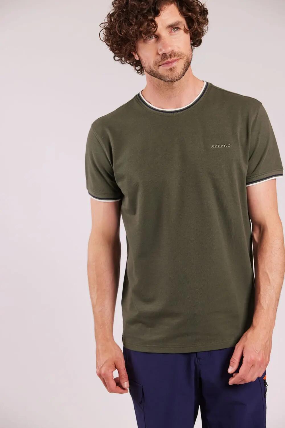sebago Ketch Performance Tee vert – GREEN 2/3