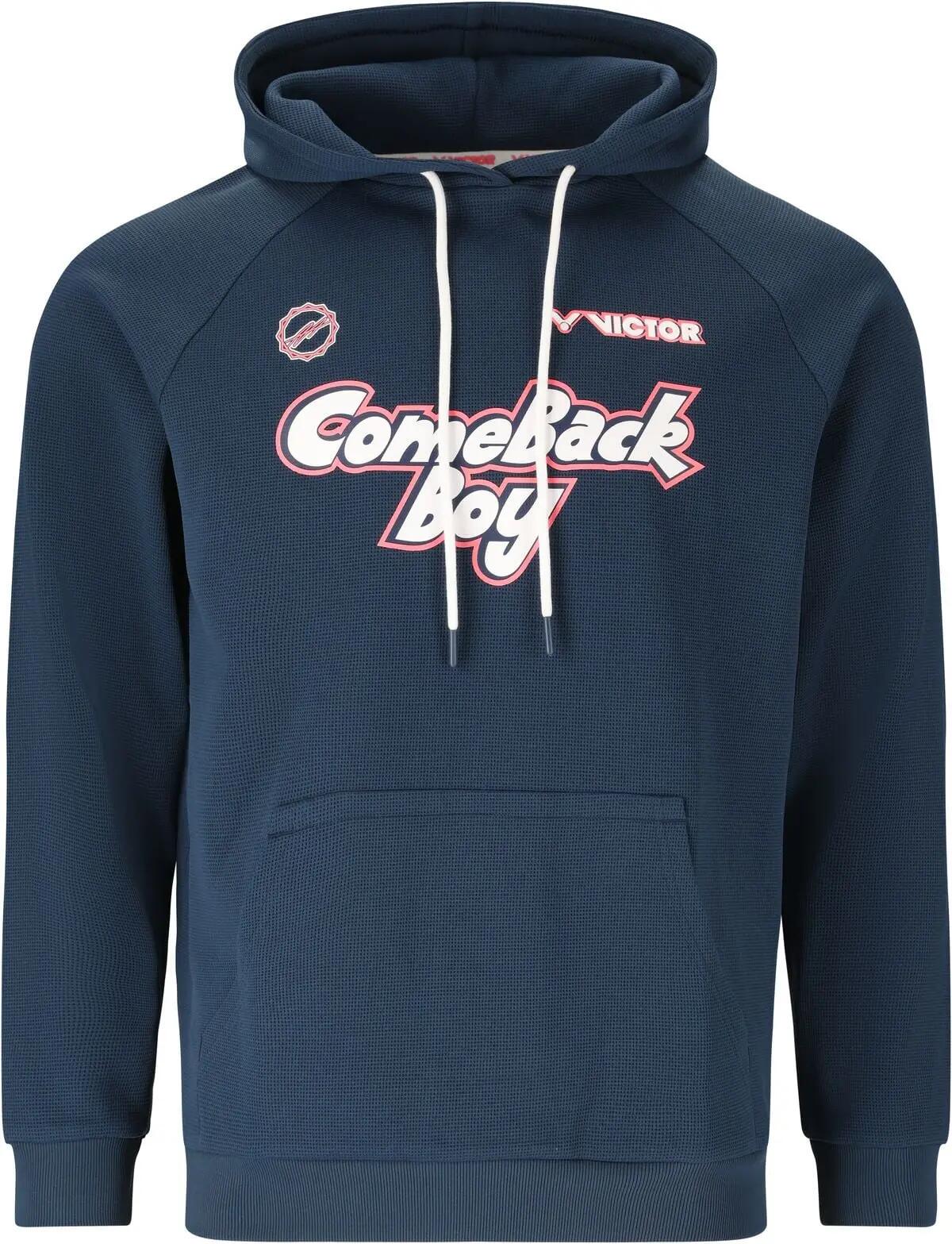 victor Sweat à capuche T-2603AA en polyester extensible – 2998B Navy (B) 2/7