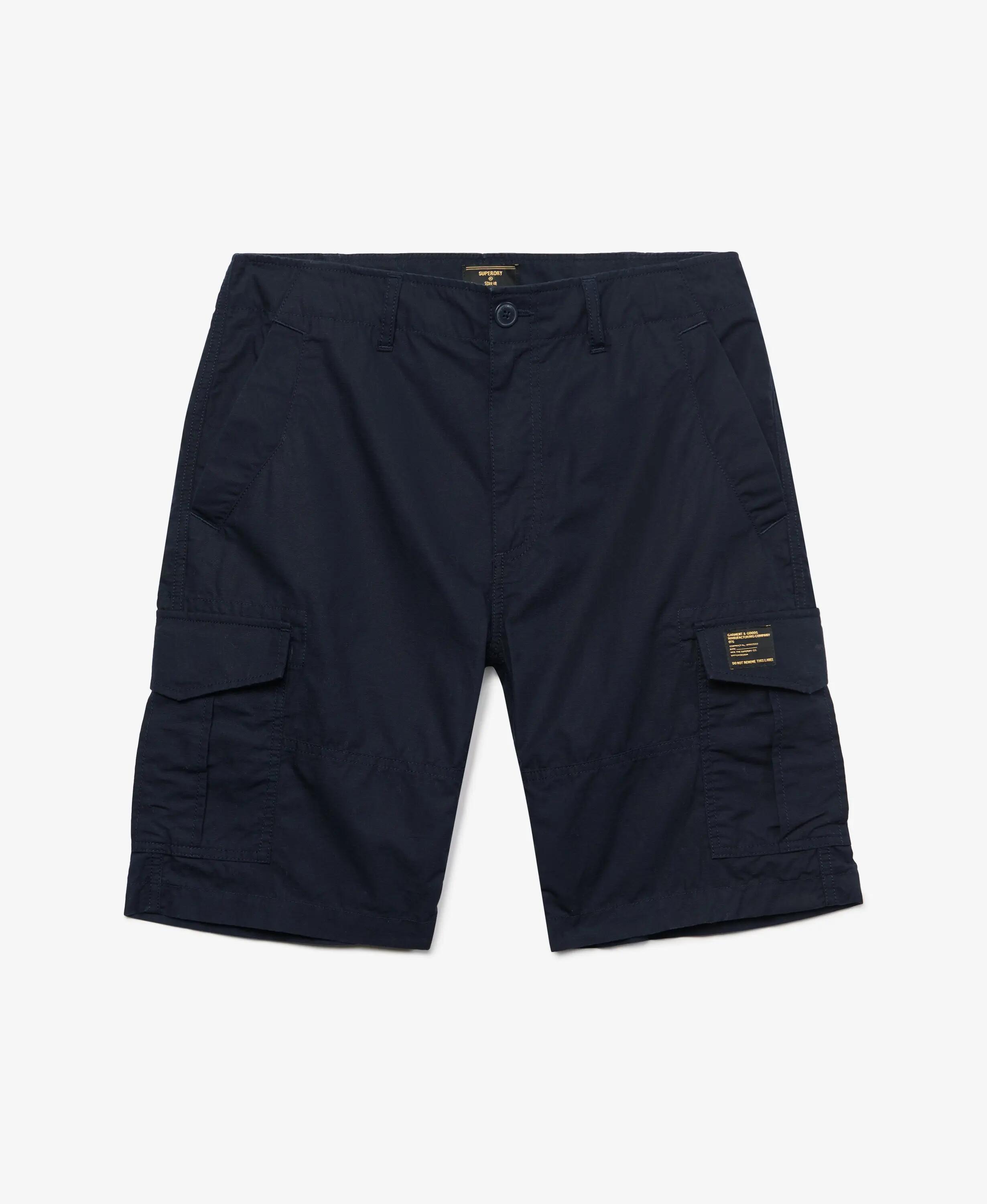 superdry Parachute Cargo Shorts in ripstop MIDNIGHT NAVY 7/7