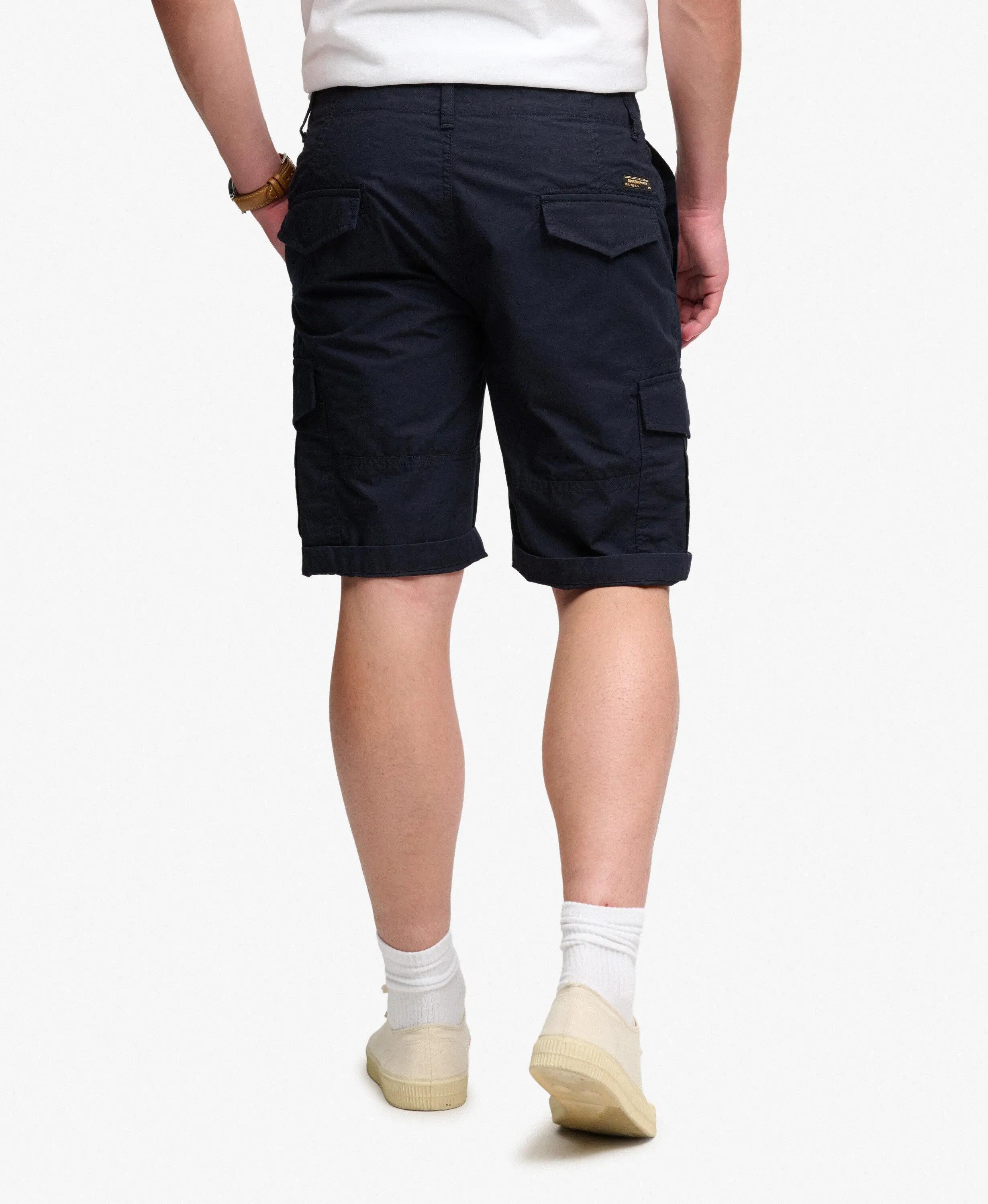 superdry Parachute Cargo Shorts in ripstop MIDNIGHT NAVY 4/7