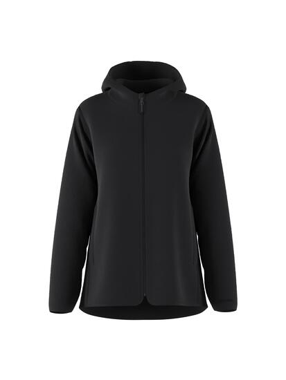 outdoor_tretorn TECH FLEECE HOOD W — coupe technique imperméable – 050/Jet Black