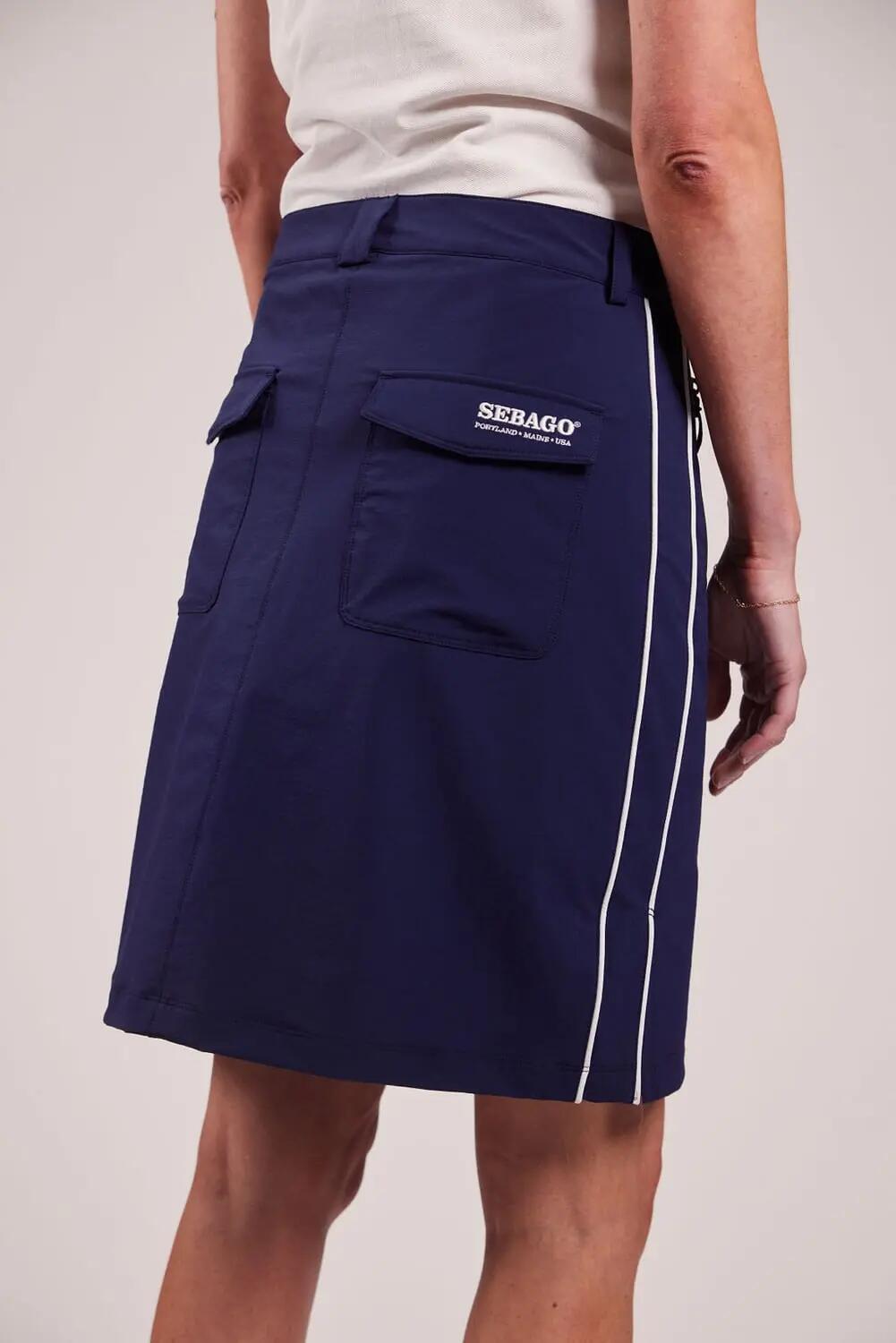 sebago Performance Midi Skort - NAVY, taille L 4/4