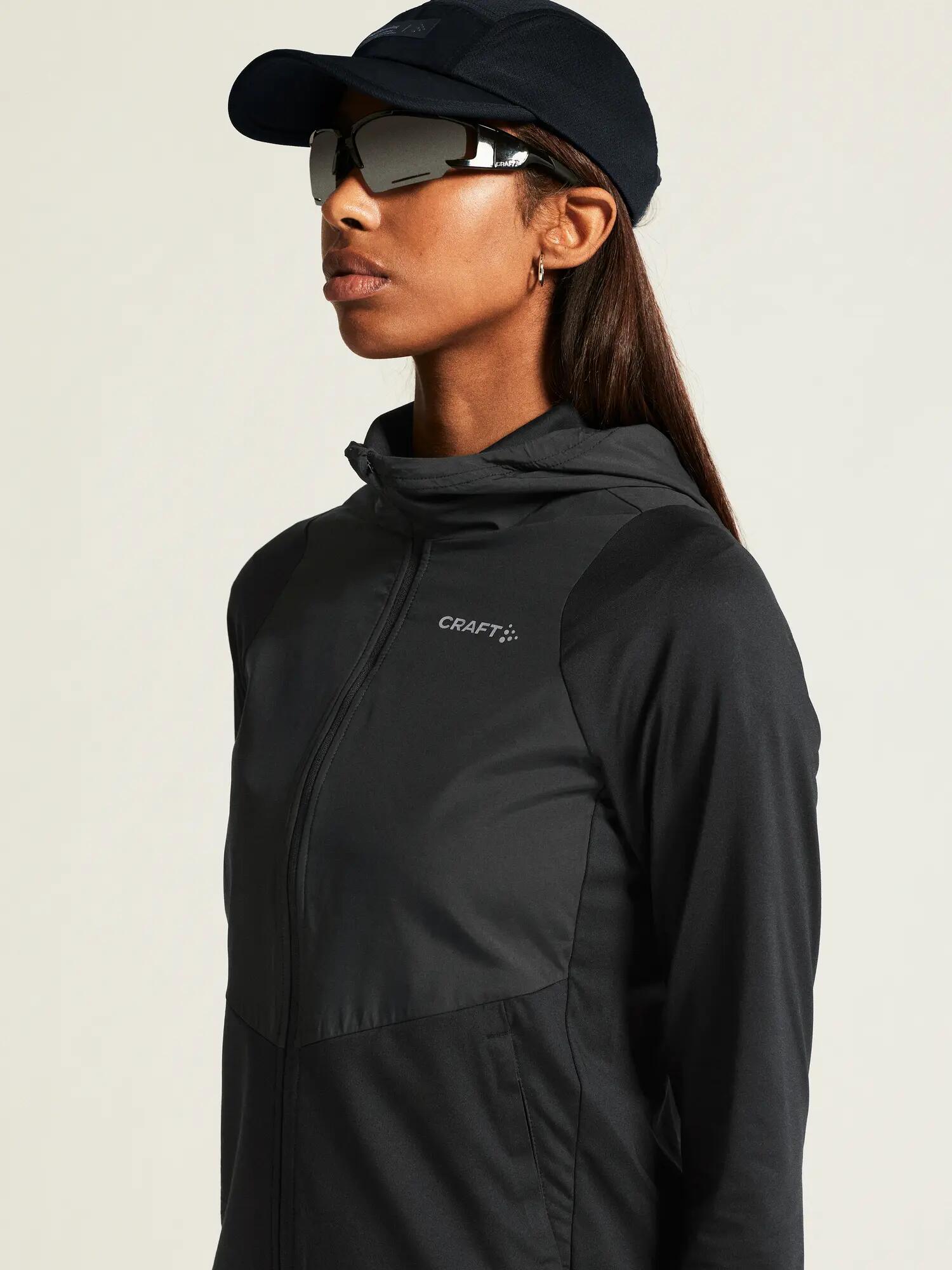 craft ADV Essence Jersey Hood Jacket 2 W – Kapuzenjacke mit winddichter Front – 3/7