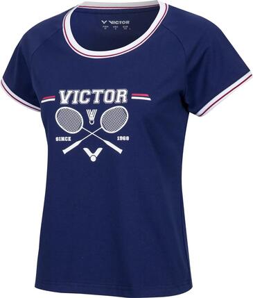 victor T-5502 VBC T-shirt femme en coton mélangé – 2982B Beacon Blue (B)