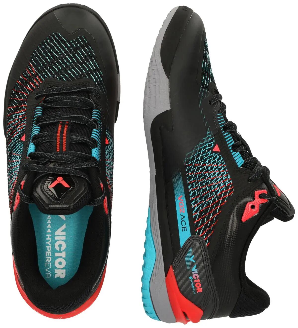 victor VG2 Ace chaussures en polyester – 1001C Black (C) 5/7