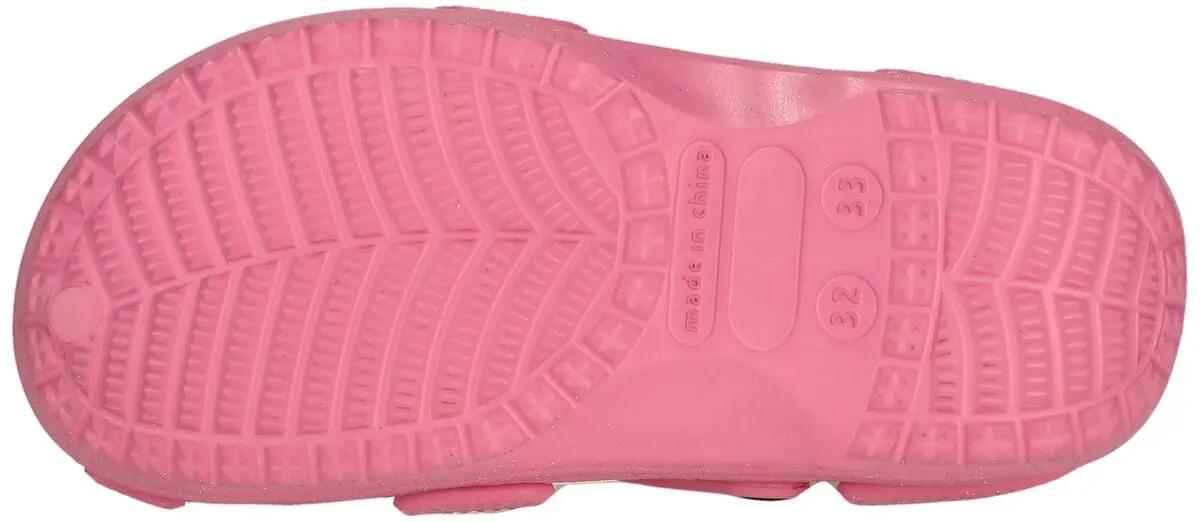 zigzag Sandale Clog Enfant Burab Kids Glitter EVA – 4391 Begonia Pink 7/7