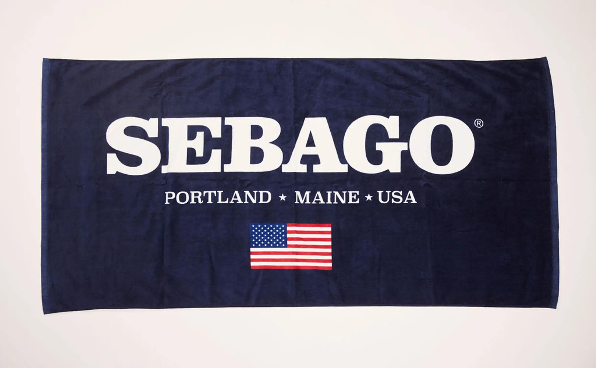 sebago Beach Towel NAVY - One Size 2/2