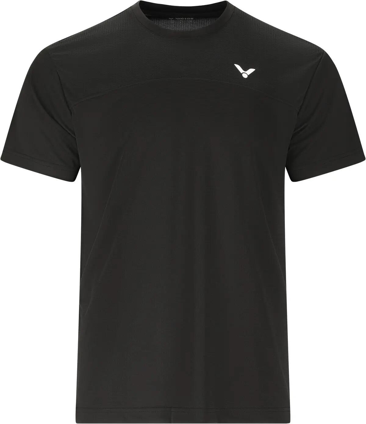 victor T-59146 Tee U T-shirt 100% poliéster – 1001C Black (C) 7/7