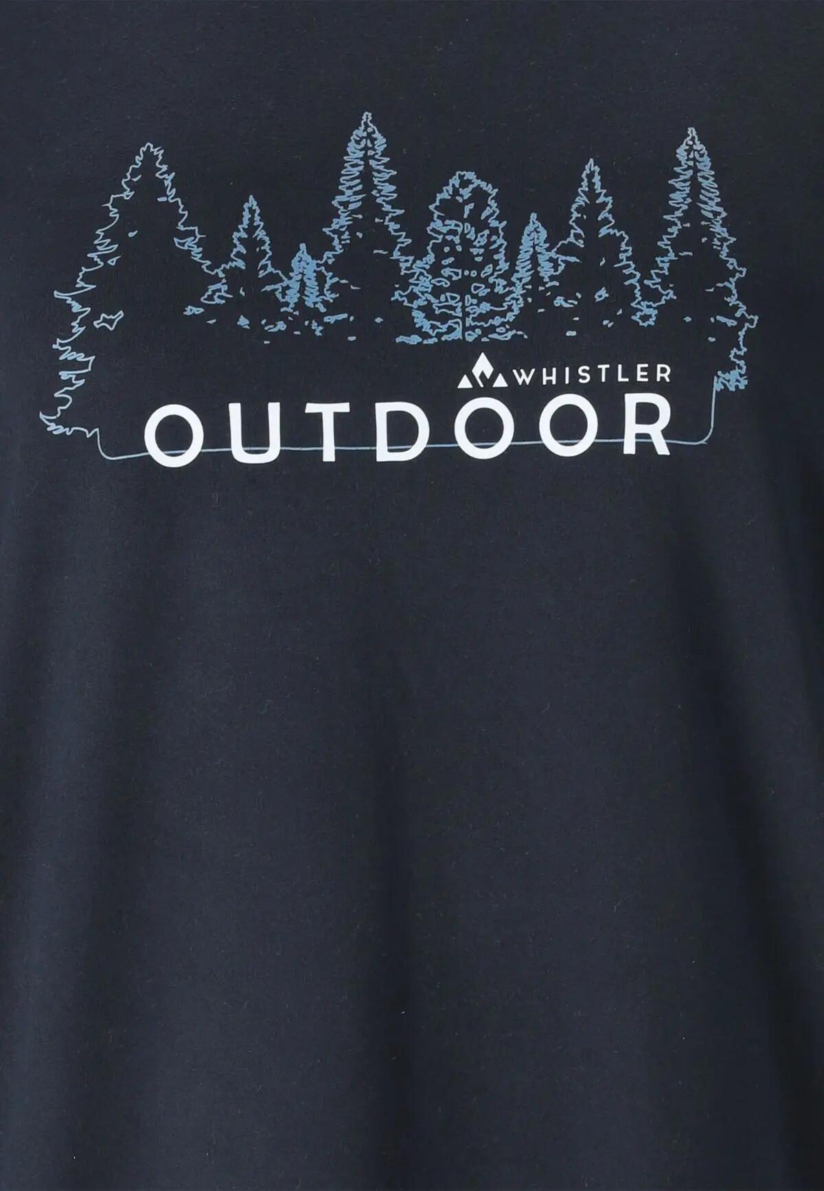 whistler T-shirt Tulon W Printed S-S en tissu recyclé – 1188 Salute 3/4