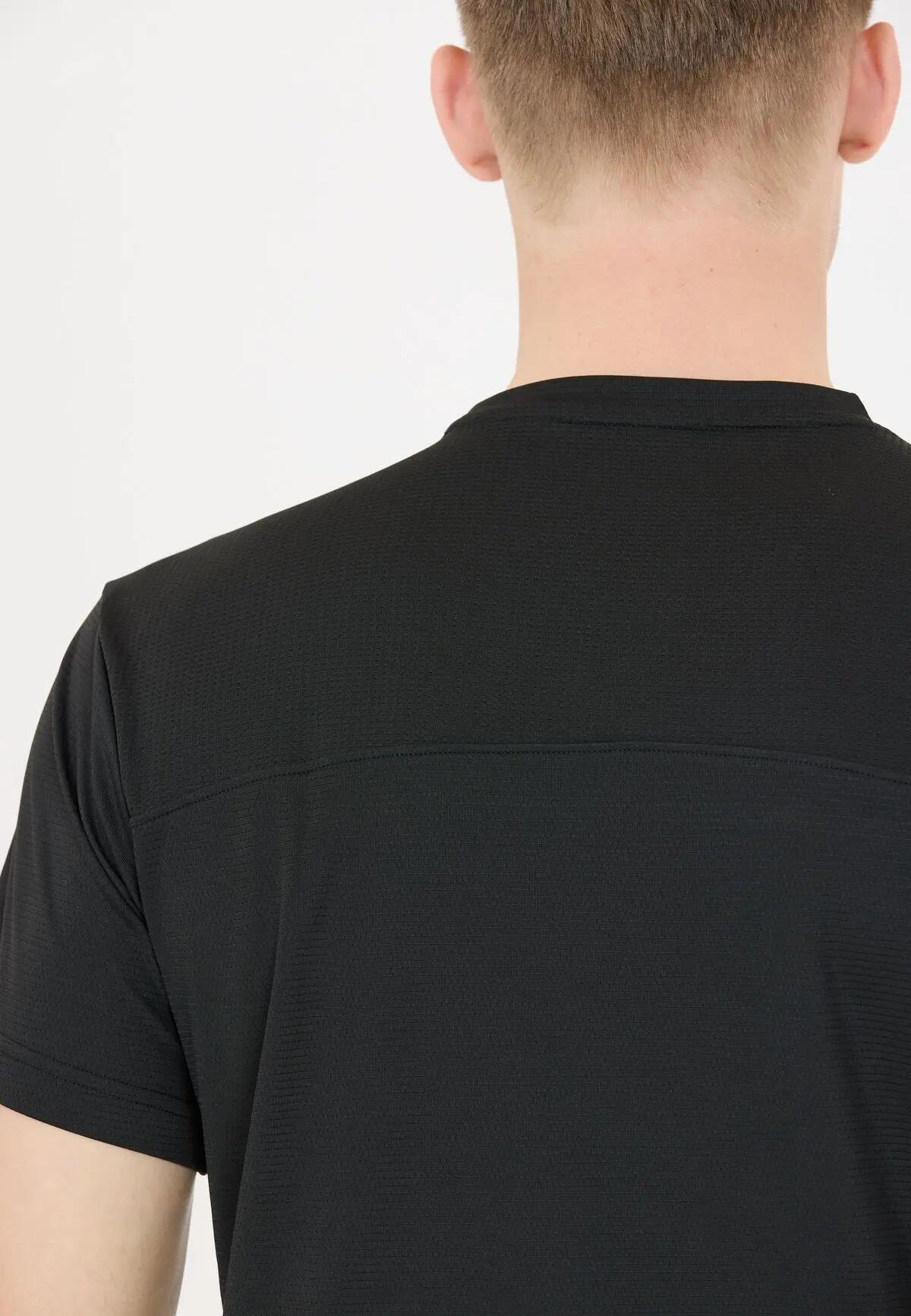victor T-59146 Tee U T-shirt 100% poliéster – 1001C Black (C) 3/7