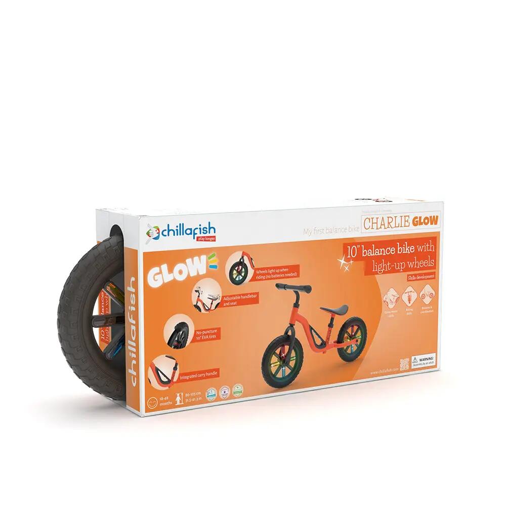 Draisienne Charlie GLOW avec des roues lumineuses LED 10/10