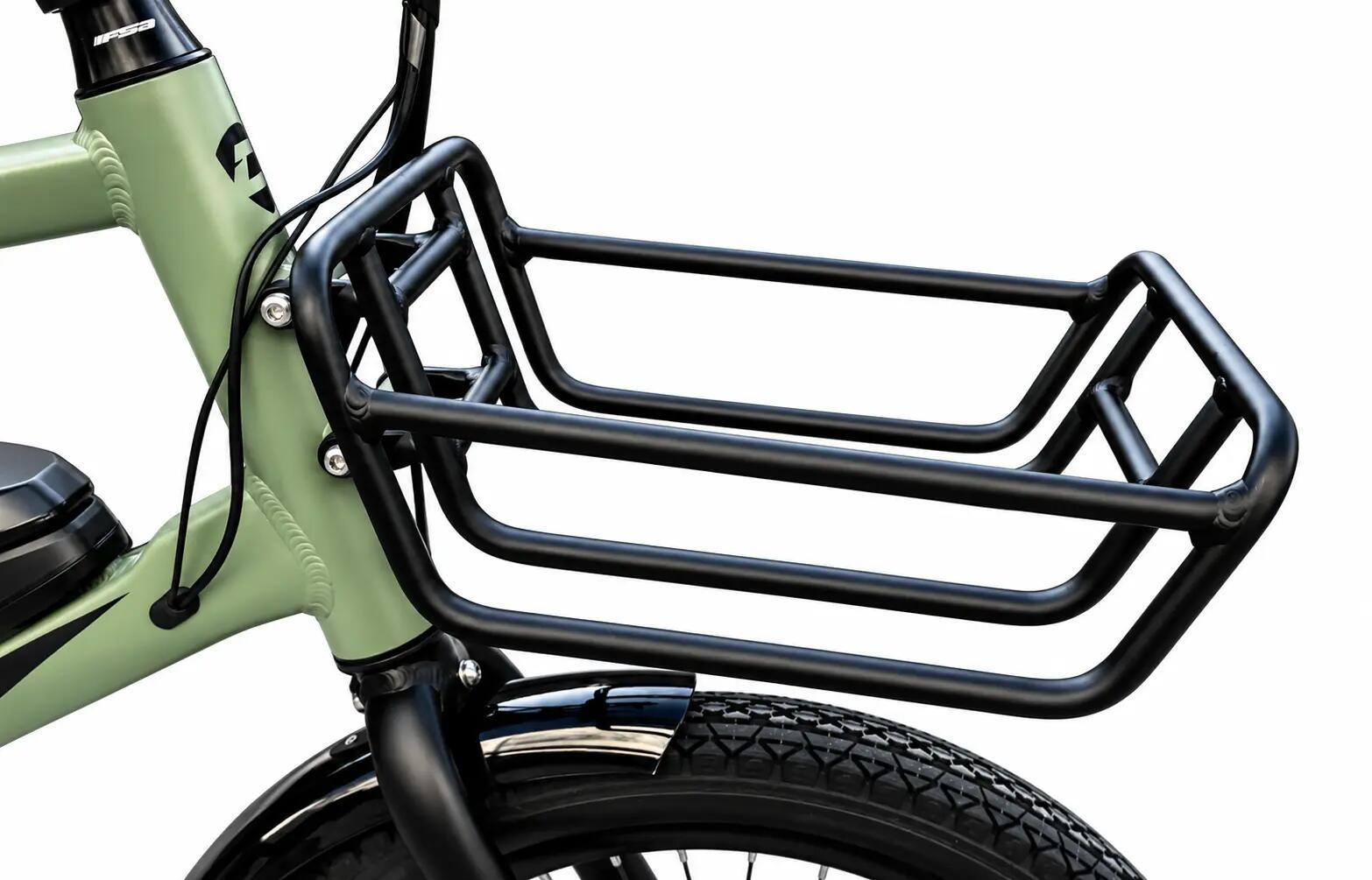 Mini Cargo E-VOLT LITE 3.0 Motor Central Shimano E5100 Alivio 9s 540Wh Verde 2/11