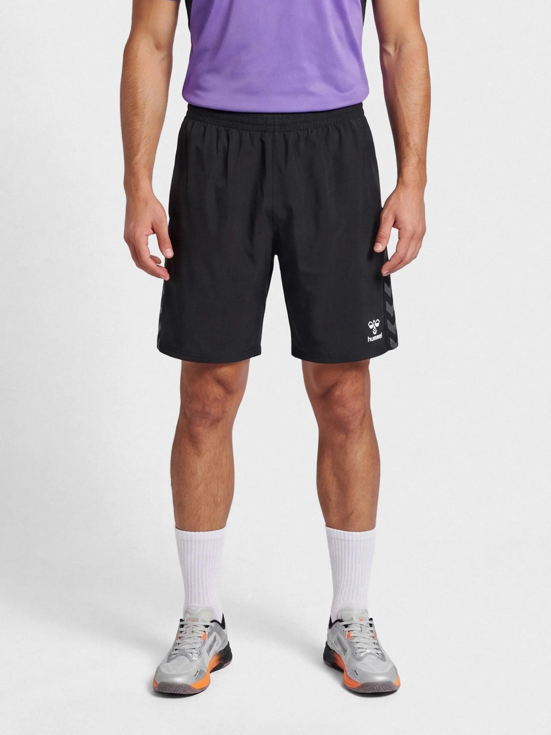 hummel hmlAUTHENTIC WOVEN SHORTS - Shorts en polyester extensible – BLACK 5/5