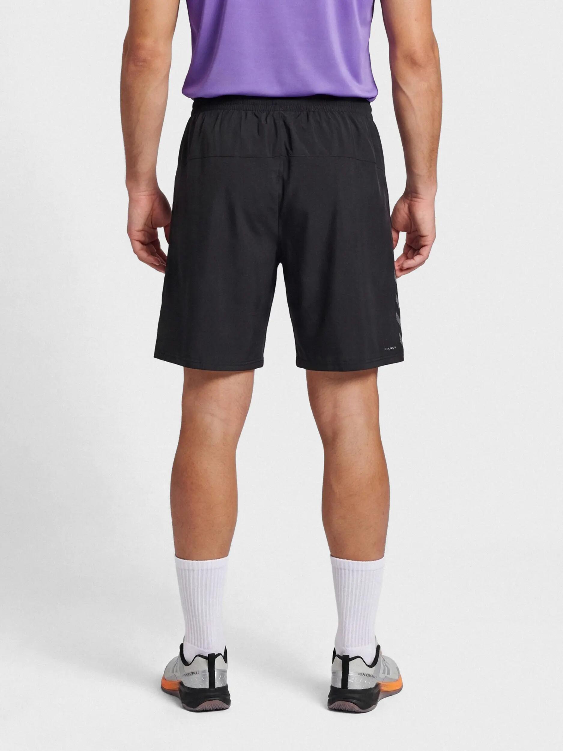hummel hmlAUTHENTIC WOVEN SHORTS - Shorts en polyester extensible – BLACK 4/5