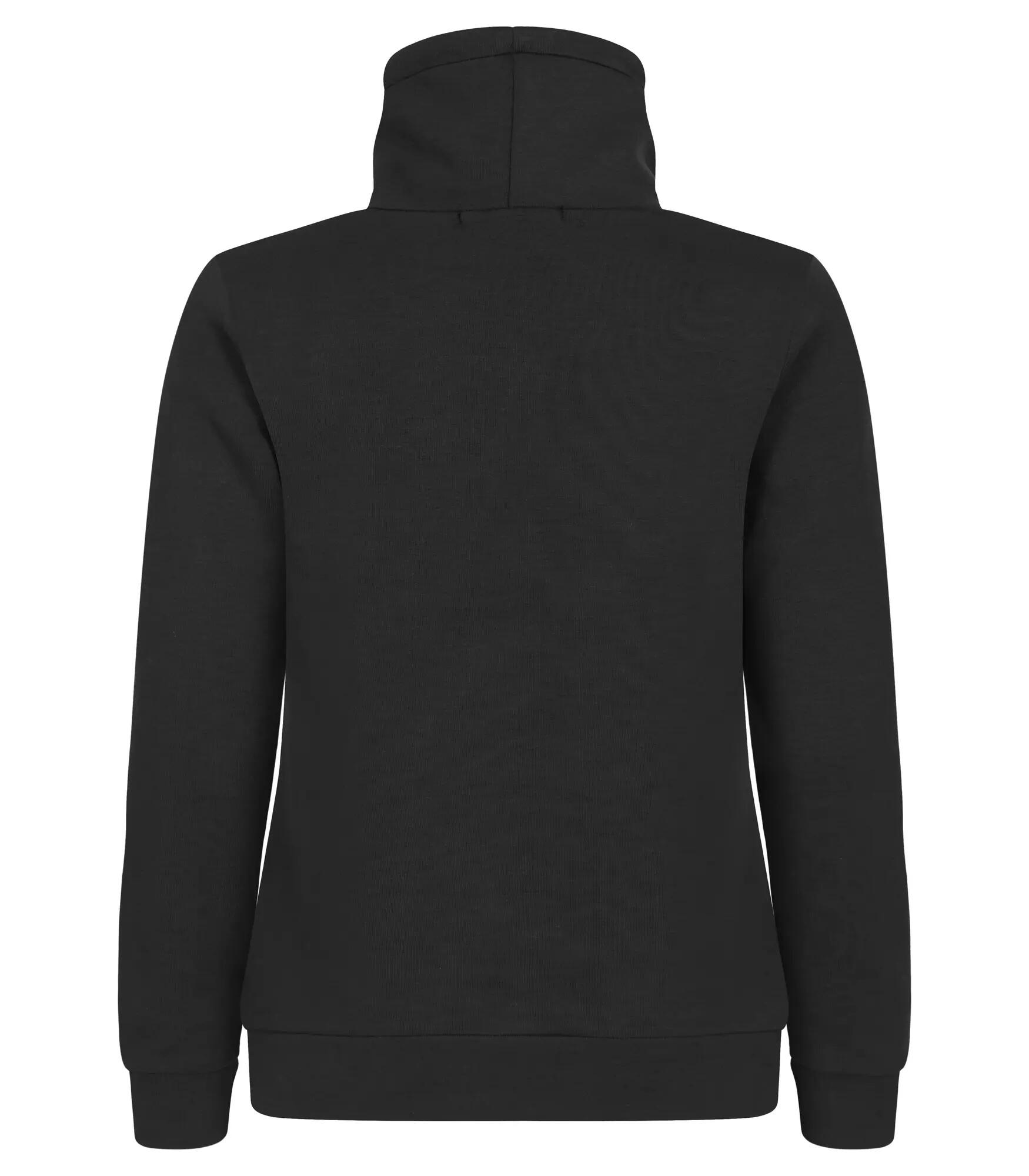 clique Hobart Women Sweat de gola alta em tecido air-layer, preta – Black 2/4