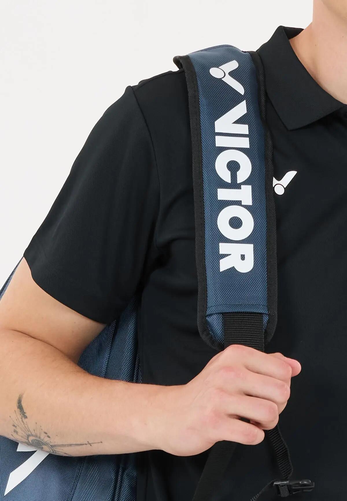 victor borsa per racchette 12 pezzi in poliestere – 2998B Navy (B) 7/7