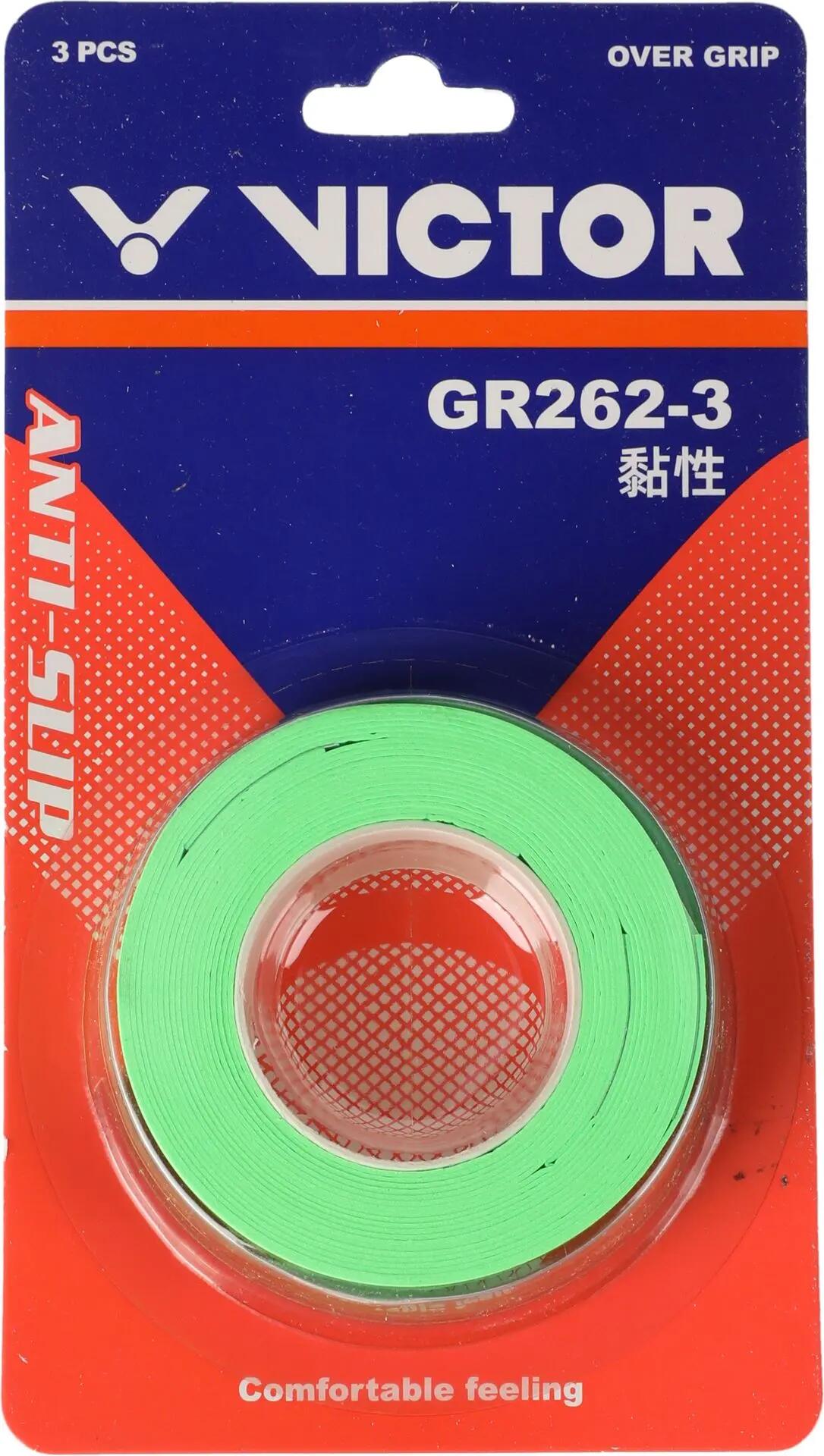 victor GR262-3 Overgrip van polyurethaan – 3008P Apple Green (P) 1/3
