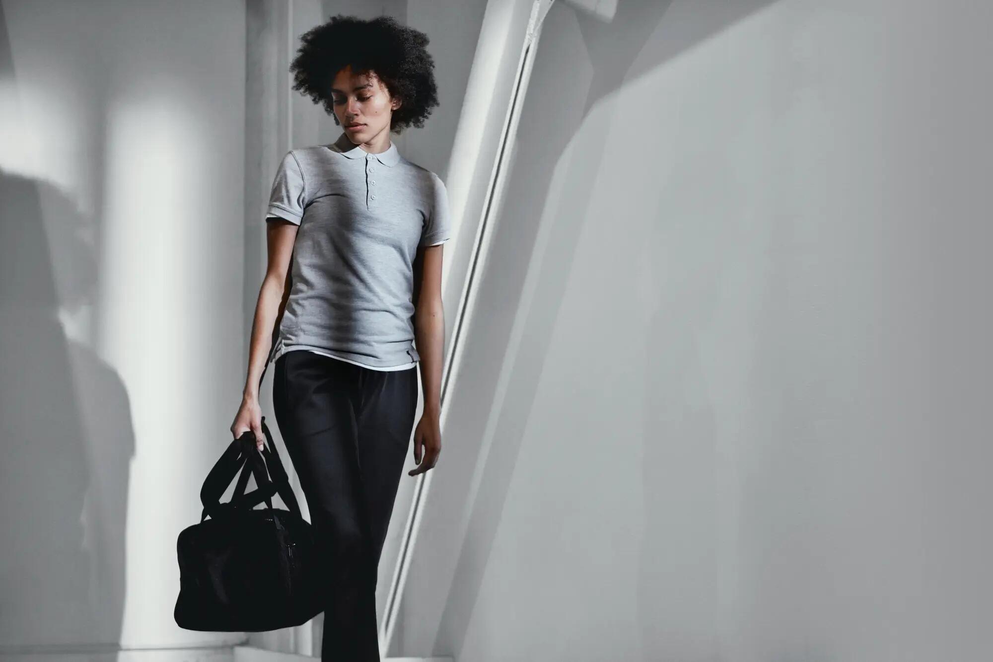 craft Sac Transit 35L — Sac pratique en polyester, noir – Black 2/3