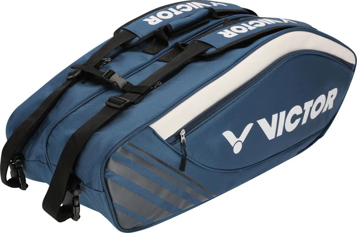 victor borsa per racchette 12 pezzi in poliestere – 2998B Navy (B) 2/7