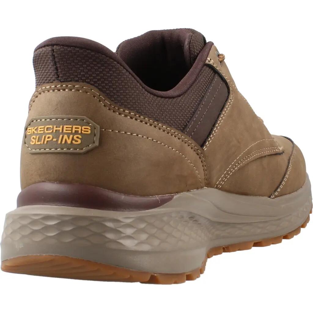Zapatillas para Hombre Skechers Slip-ins relaxed fit Marrón 3/5