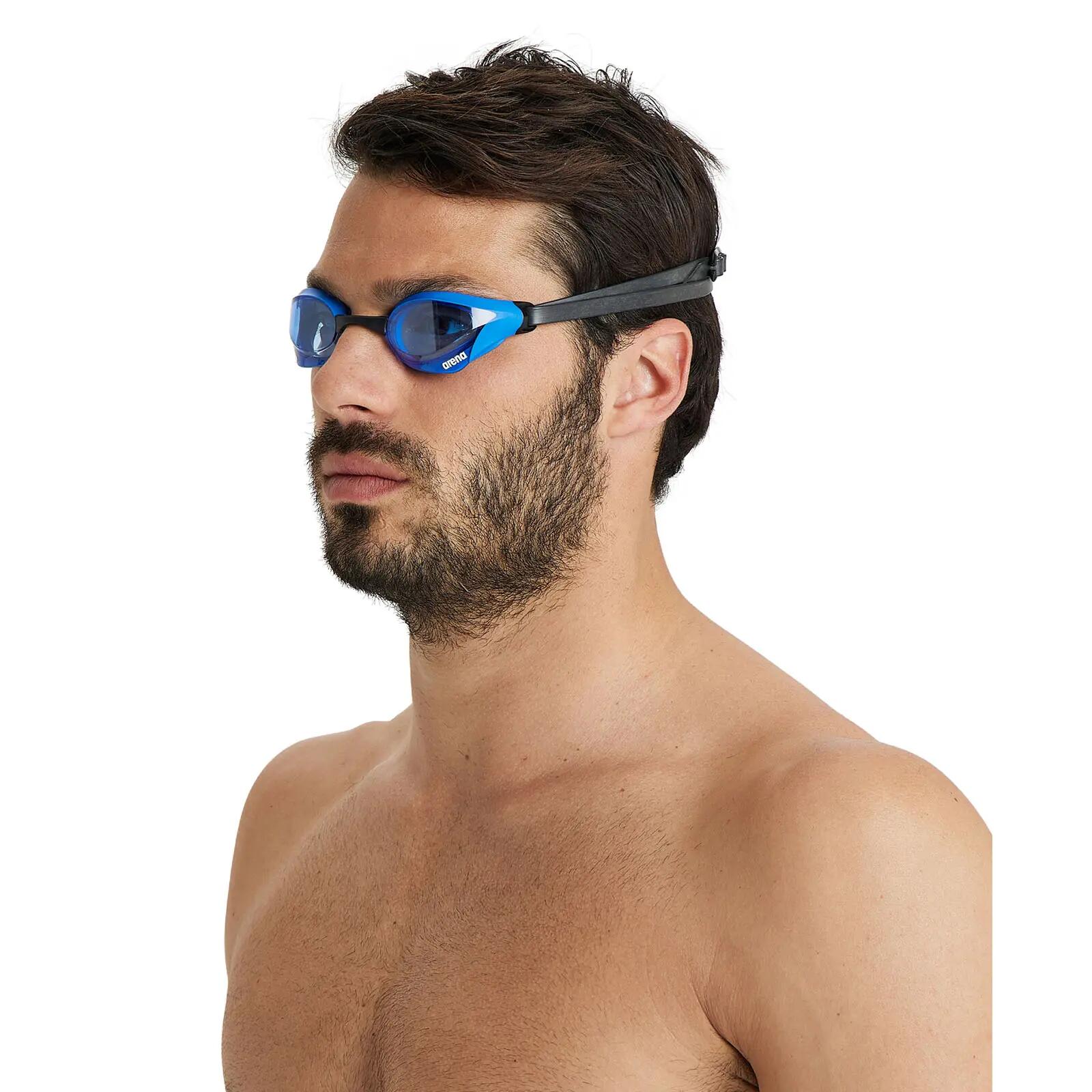Arena COBRA CORE SWIPE Swimming Goggles Blue Black 3/6