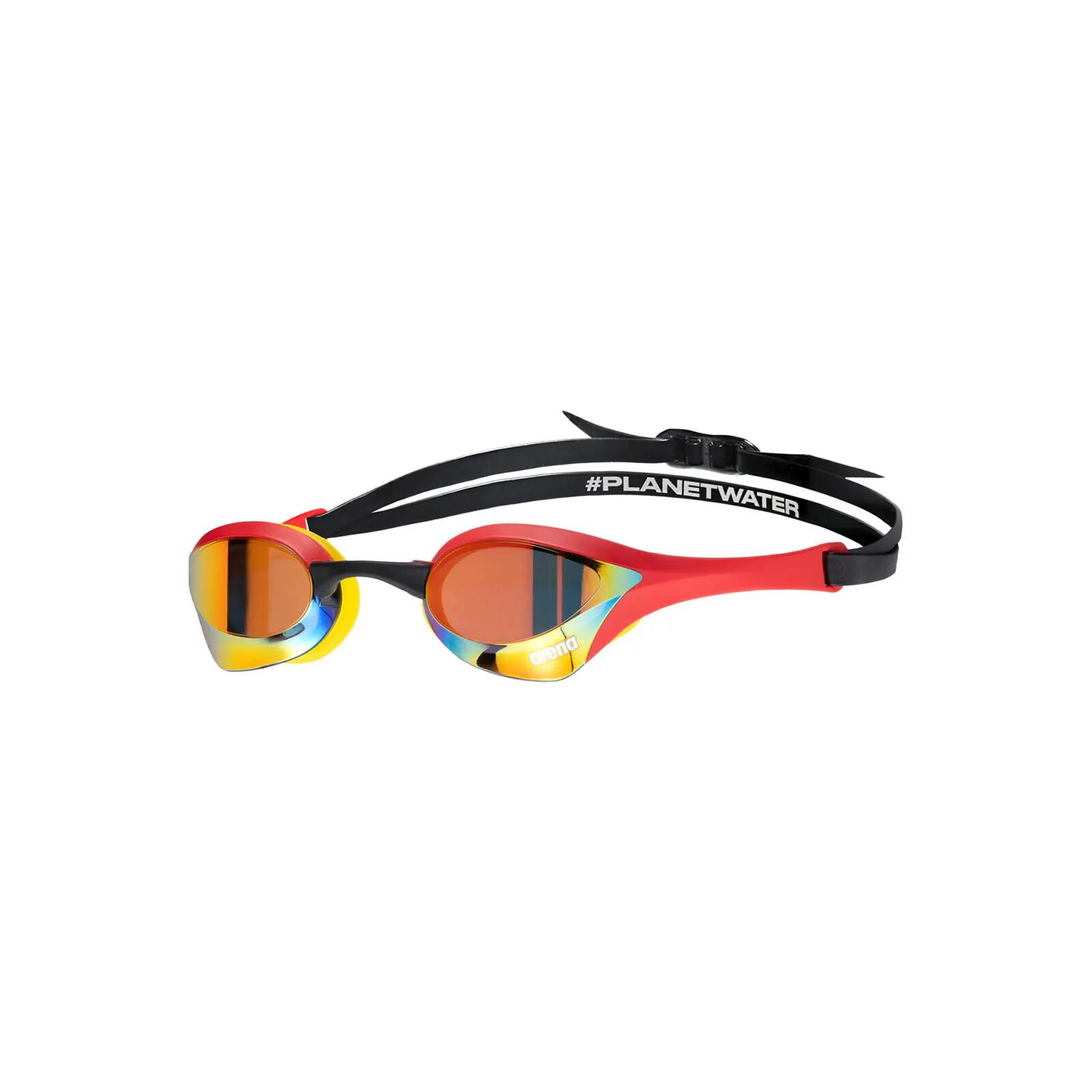 Arena Zwembril Cobra Ultra Swipe Goud/Rood