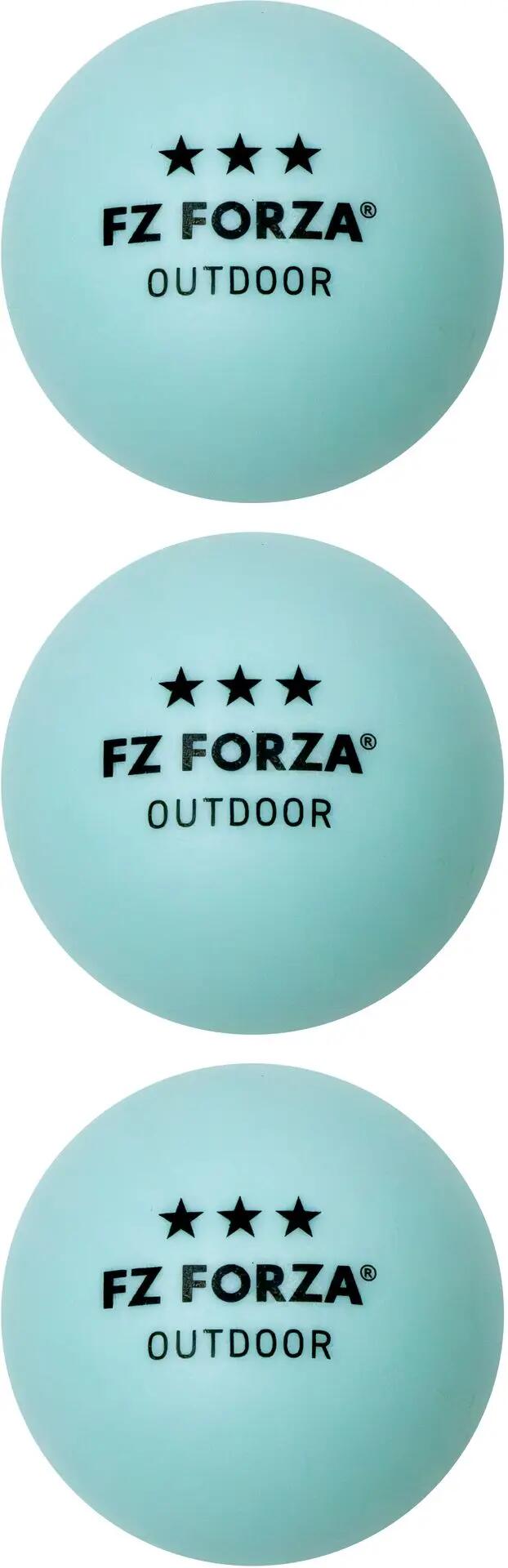 fz_forza Bola de ténis de mesa Outdoor - 3 un. em PP – 2045 Light Blue 3/3