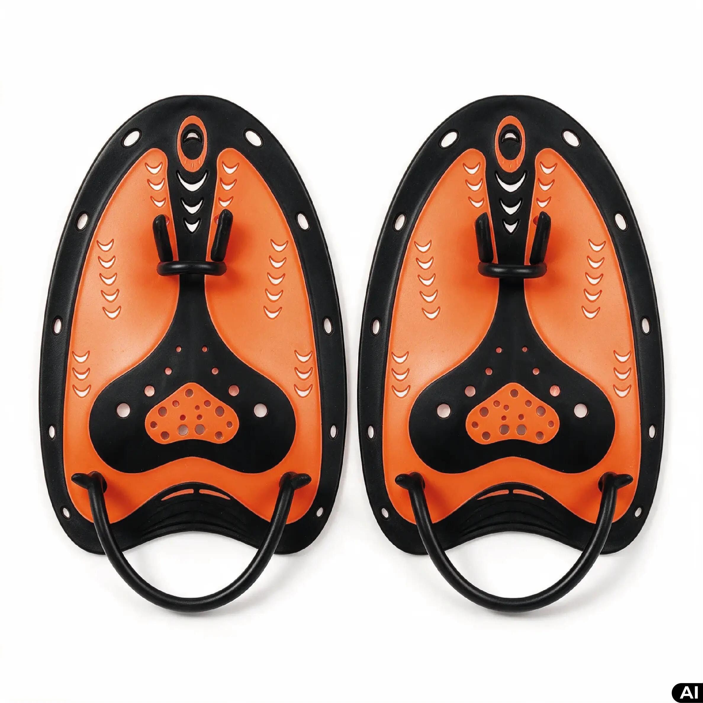 Wiosełka pływackie treningowe na basen do pływania Aqua-Sport Power Paddle 2/6