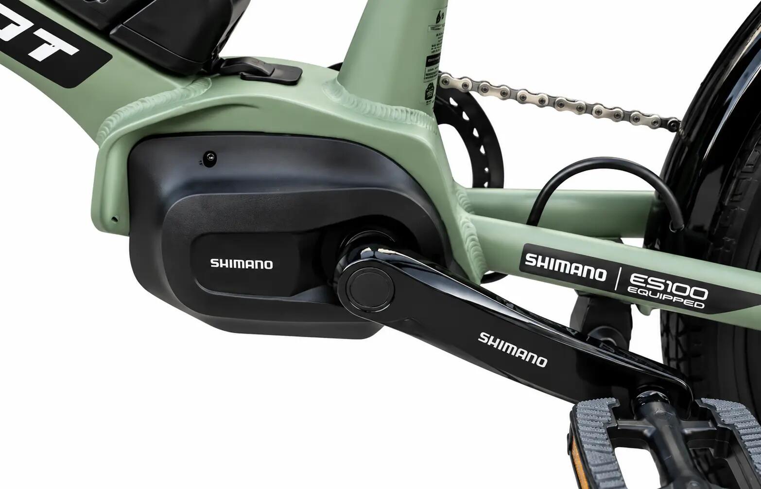 Mini Cargo E-VOLT LITE 3.0 Motor Central Shimano E5100 Alivio 9s 540Wh Verde 6/11