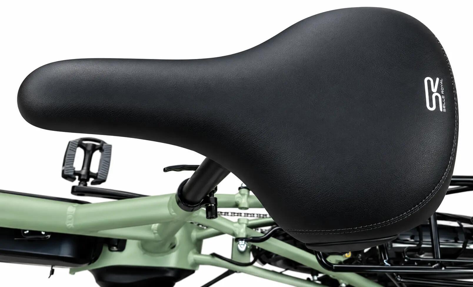 Mini Cargo E-VOLT LITE 3.0 Motor Central Shimano E5100 Alivio 9s 540Wh Verde 11/11