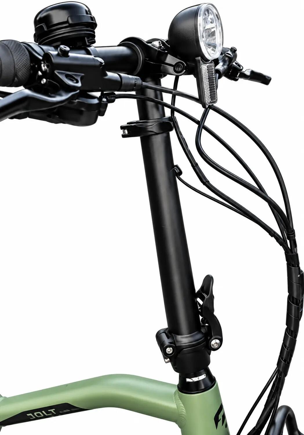 Mini Cargo E-VOLT LITE 3.0 Motor Central Shimano E5100 Alivio 9s 540Wh Verde 10/11
