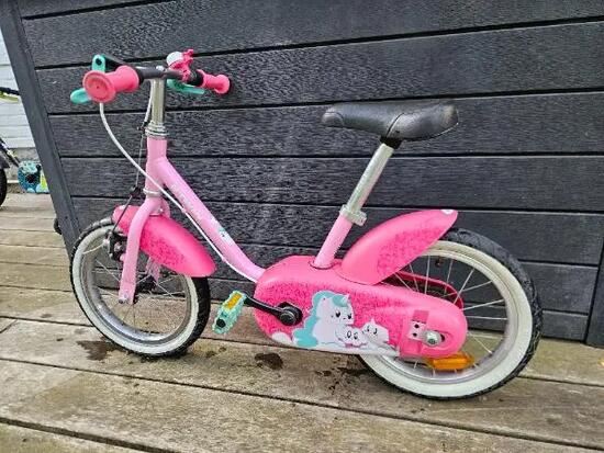 Entre Particuliers - Vélo 14 pouces Btwin 500 rose