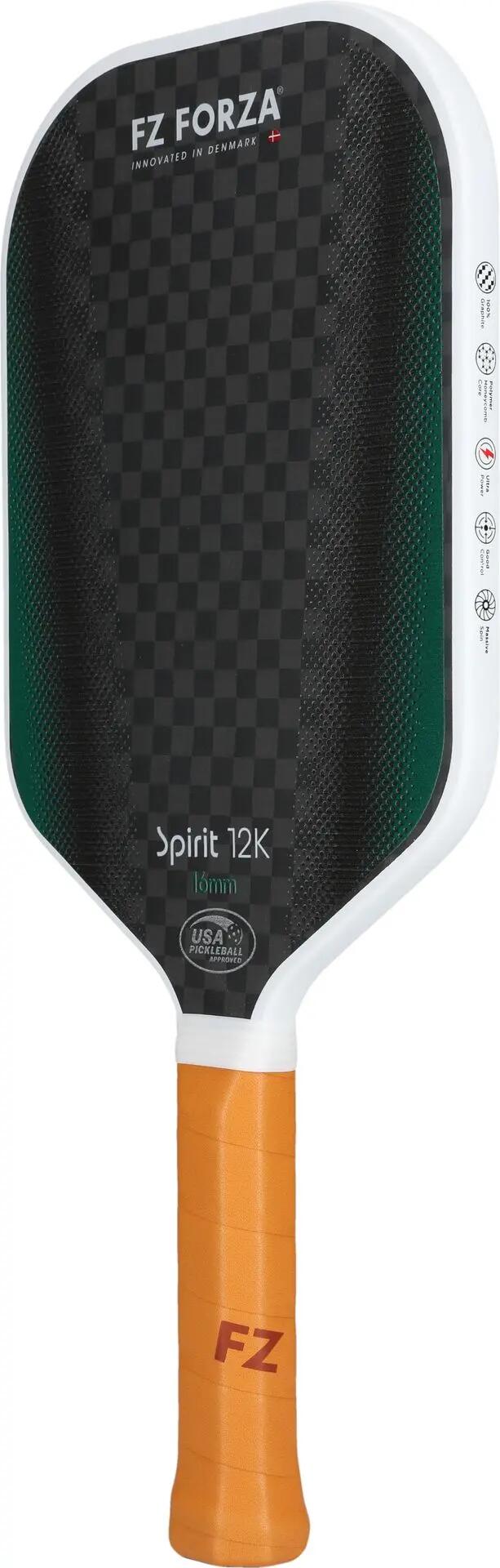 FZ FORZA Spirit 12K Pickleball aus Graphit – 1001 Black 2/6