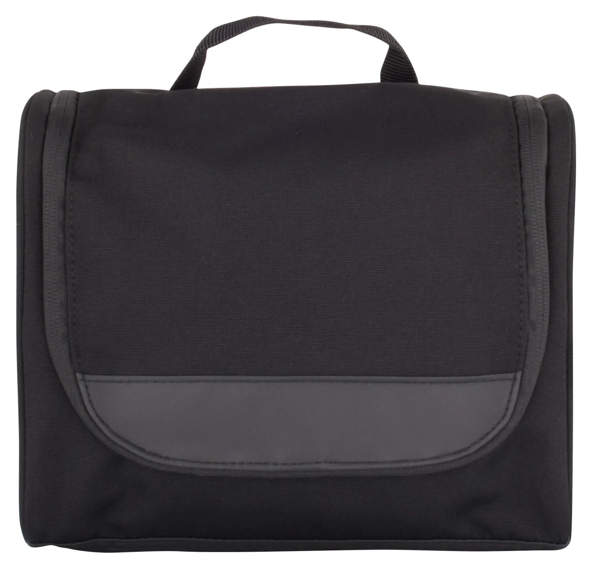 clique 2.0 Toilet Bag kosmetyczka z poliestru z powłoką PU – Black 1/6