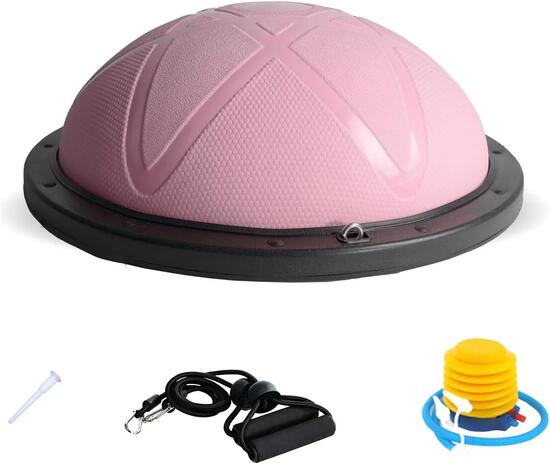 Balance Ball, Balance Board Halbkugel bis 200 kg, Ø 60 × 22 cm