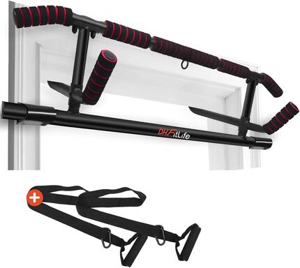 Klimmzugstange Türrahmen, 4-in-1 Pull Up Bar, bis 200 kg