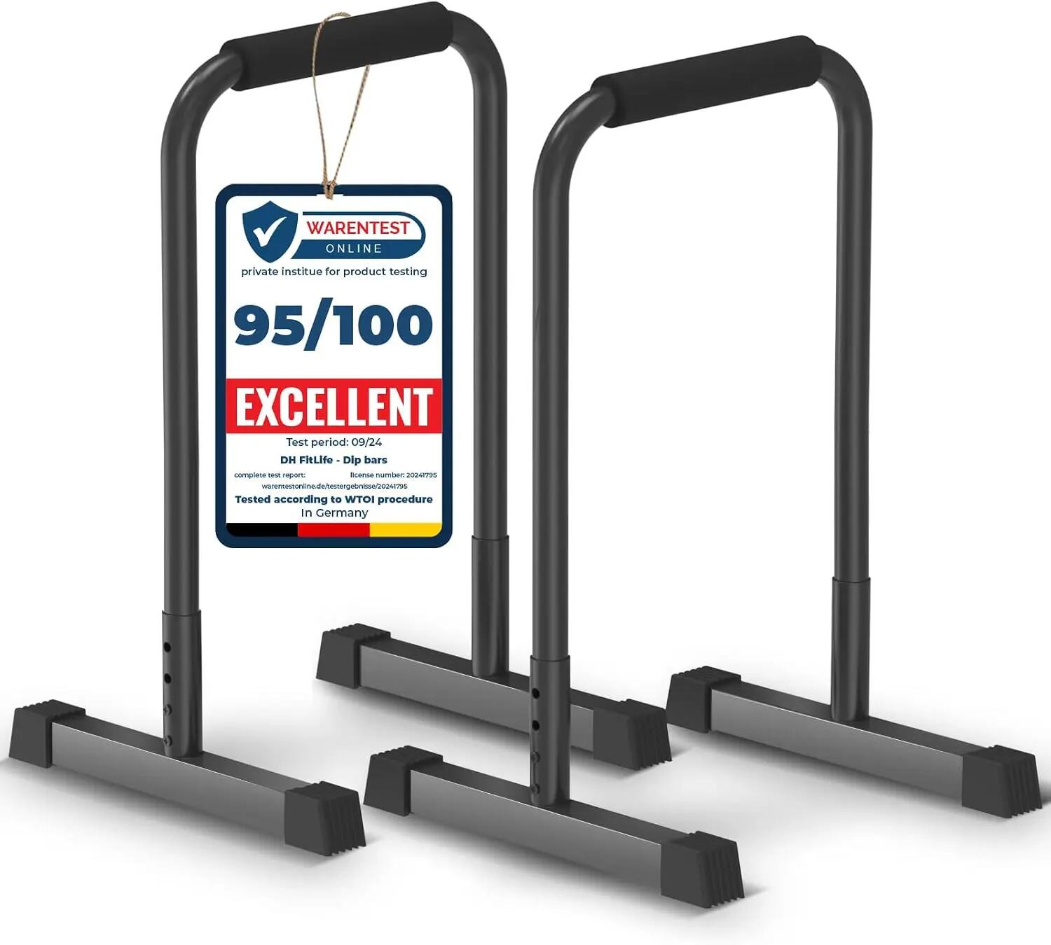Dip Barren verstellbar 80-90 cm, stabil, Indoor & Outdoor 1/7
